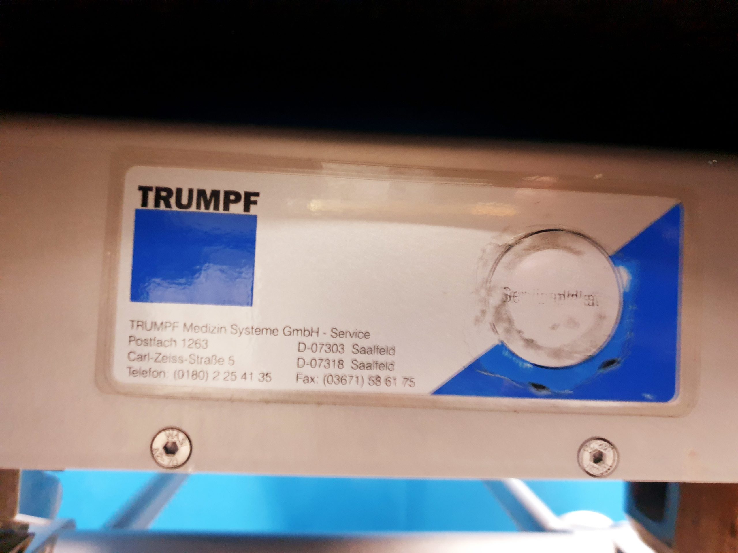 Trumpf JUPITER SF – Shuttle 3.7 360 Op Tisch System thumbnail 17