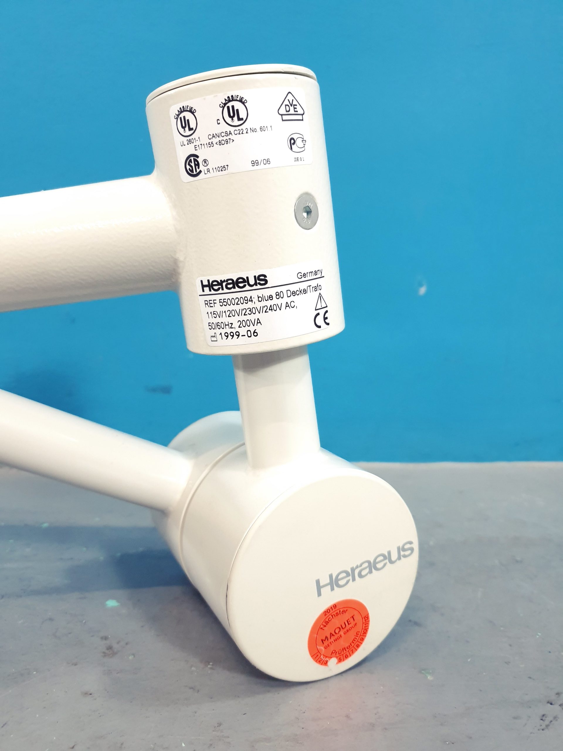 HANAULUX Blue 80 Praxisleuchte Klinikleuchte OP Lampe mit Trafo – Unvollständig thumbnail 6