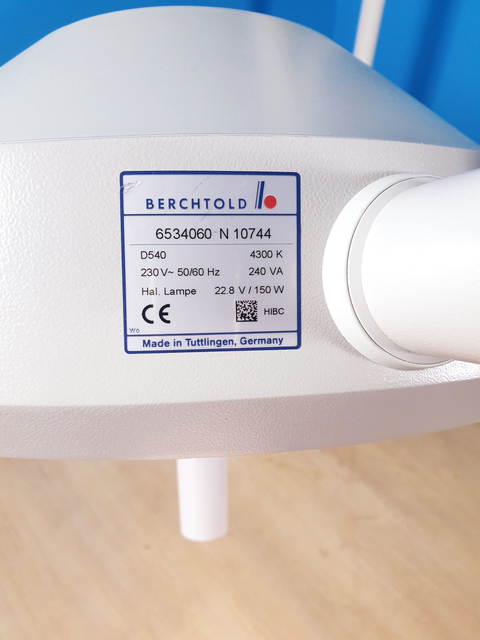 Berchtold D540 Untersuchungslampe – Fahrbar – 4500K Halogen thumbnail 3
