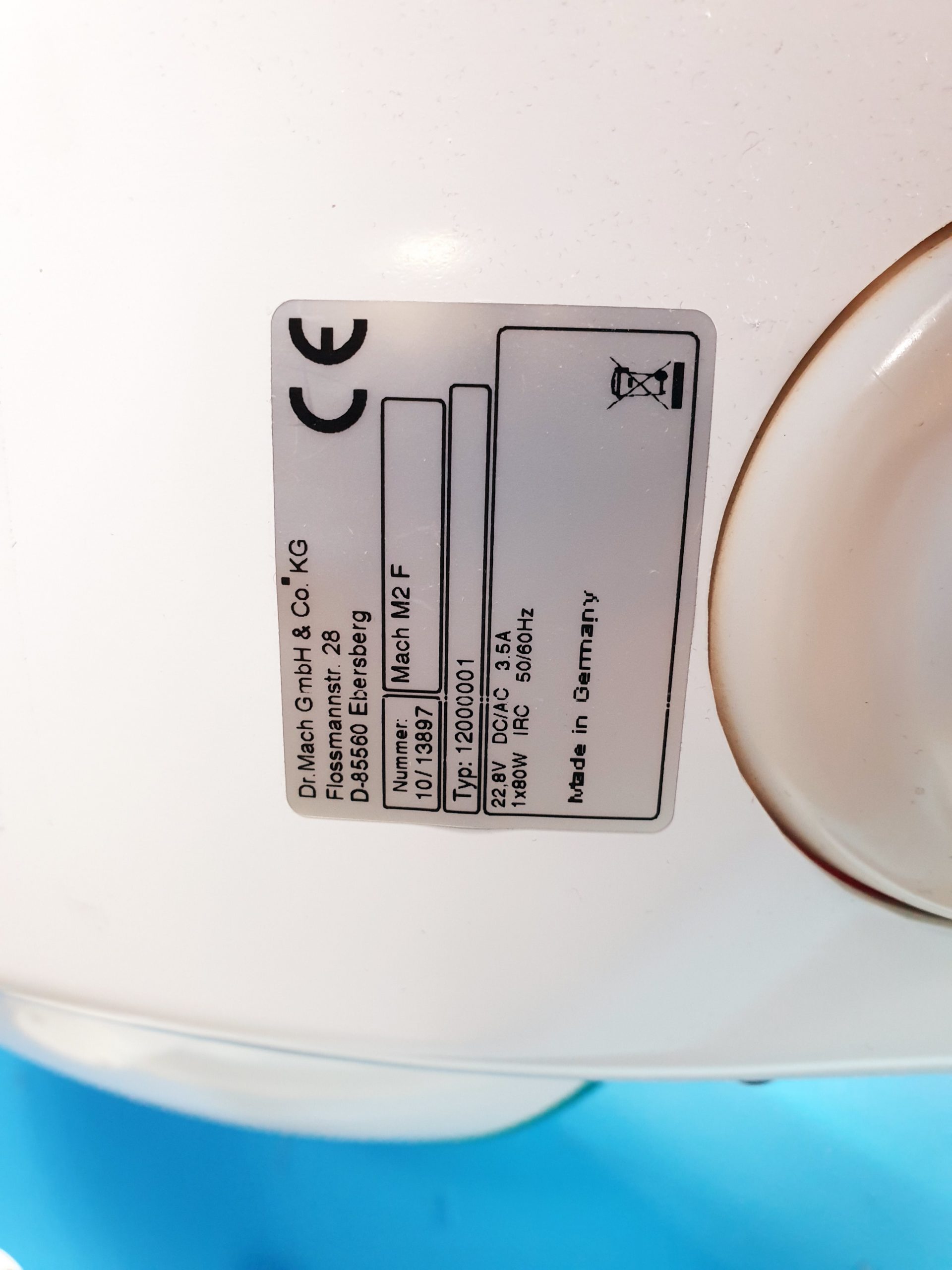 Dr. Mach Mach M2 F Behandlungslampe – Op Lampe – Wandmontage – Filter ist zerbrochen – thumbnail 2