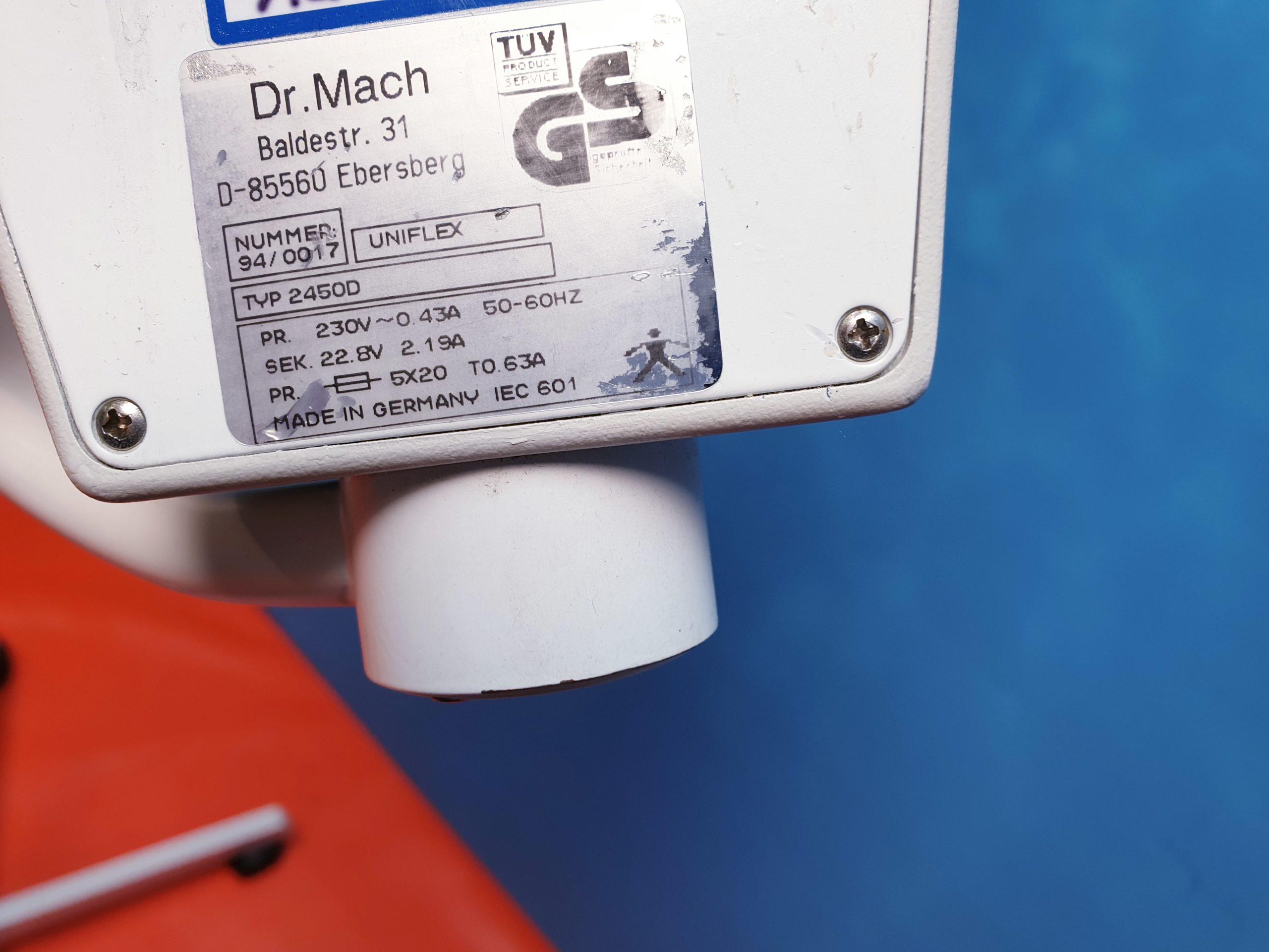 Dr. Mach Uniflex Untersuchungsleuchte OP Lampe Praxis Rollbar thumbnail 4