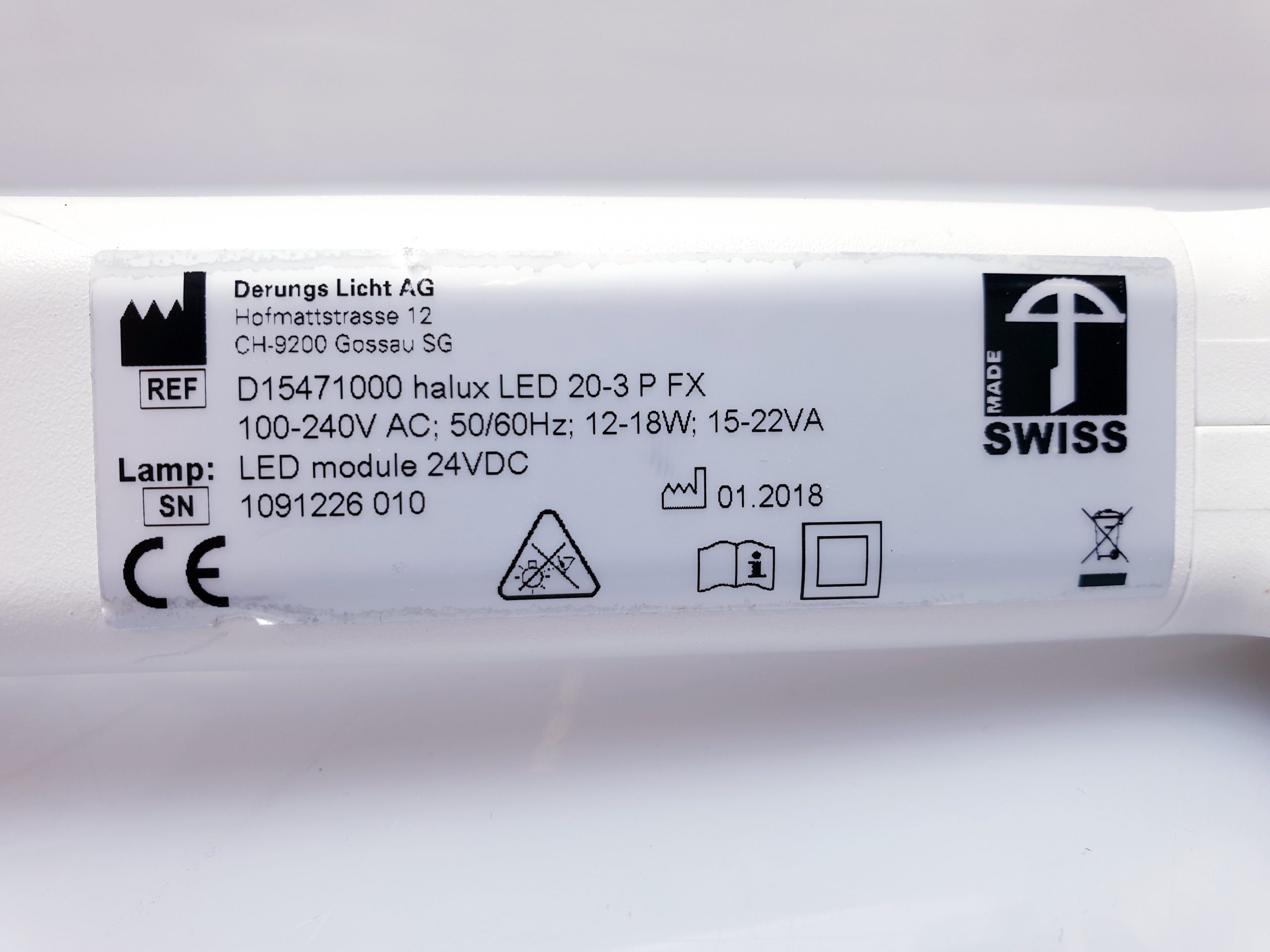 DERUNGS D15471000 HALUX LED 20-3 P FX Untersuchungslicht thumbnail 13