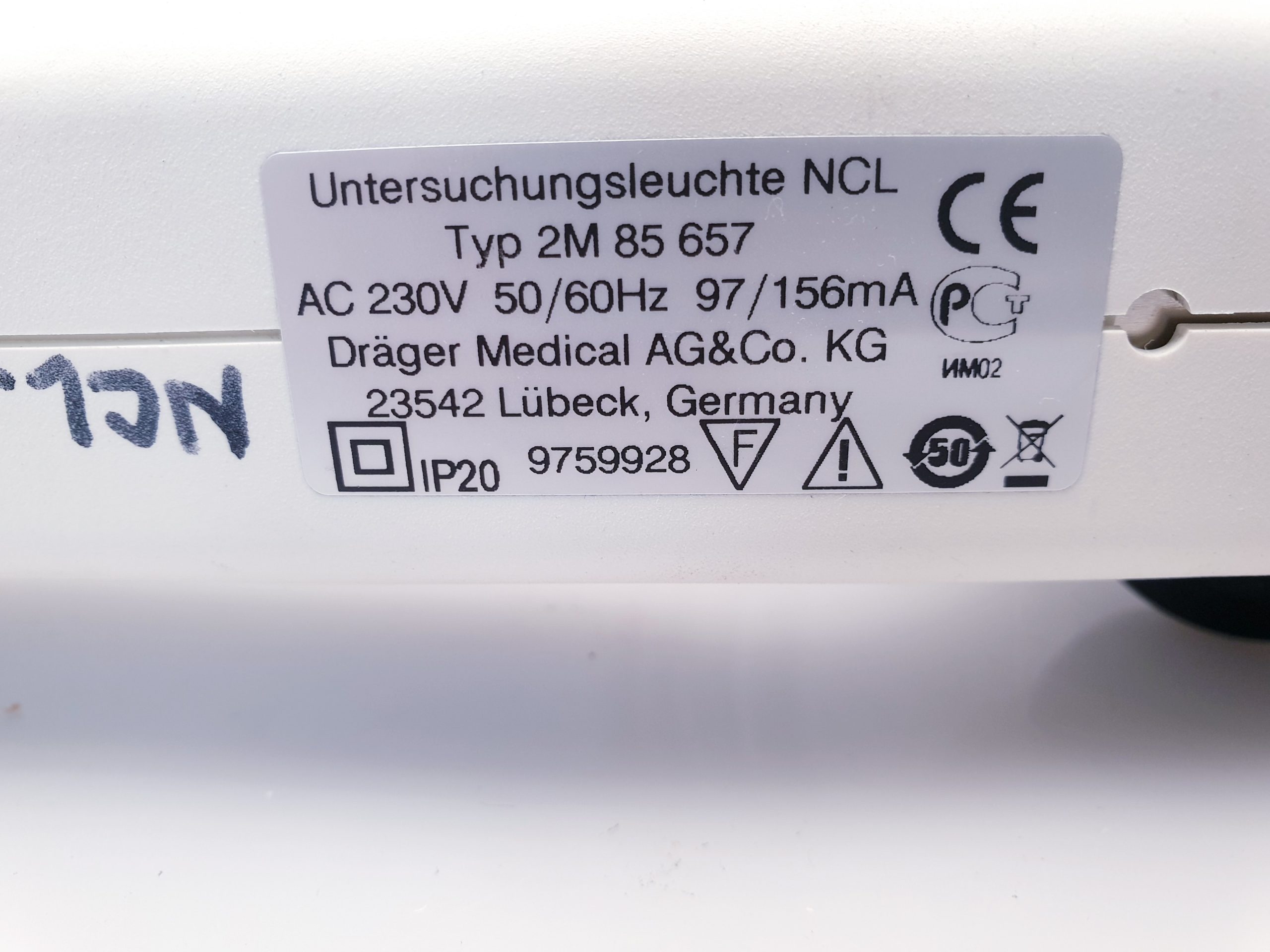 Dräger NCL Untersuchungsleuchte Lampe thumbnail 3