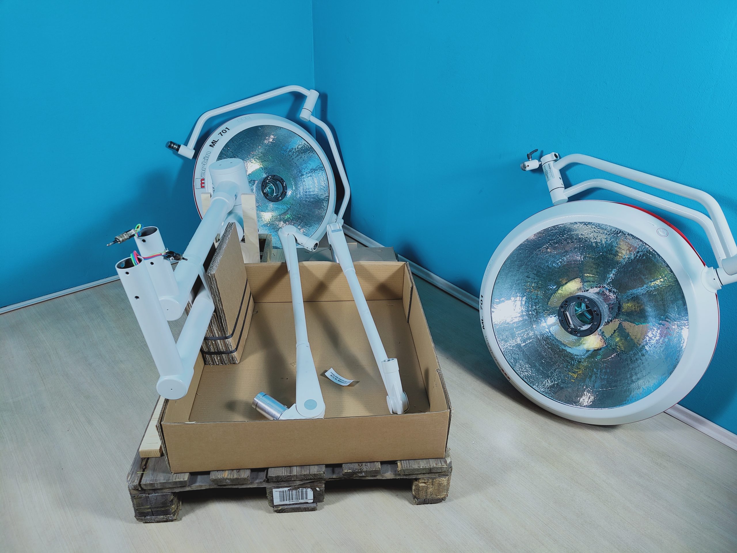KLS Martin 2 X ML701- ML 701 mit Tragearm – Deckenbefestigng thumbnail 2