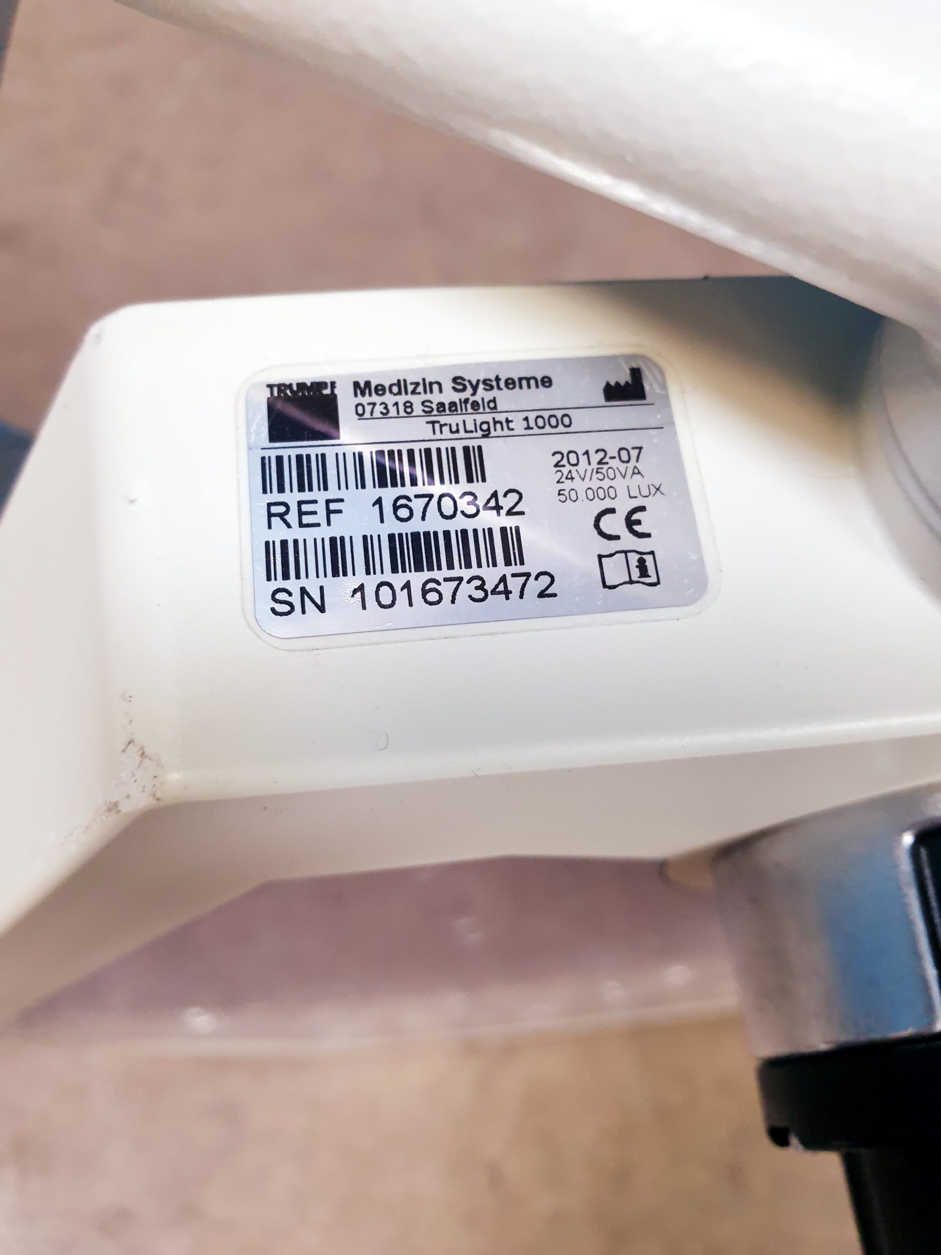Trumpf TruLight 1000 LED Behandlungslampe – Deckenhalterung – Ohne Trafo thumbnail 4