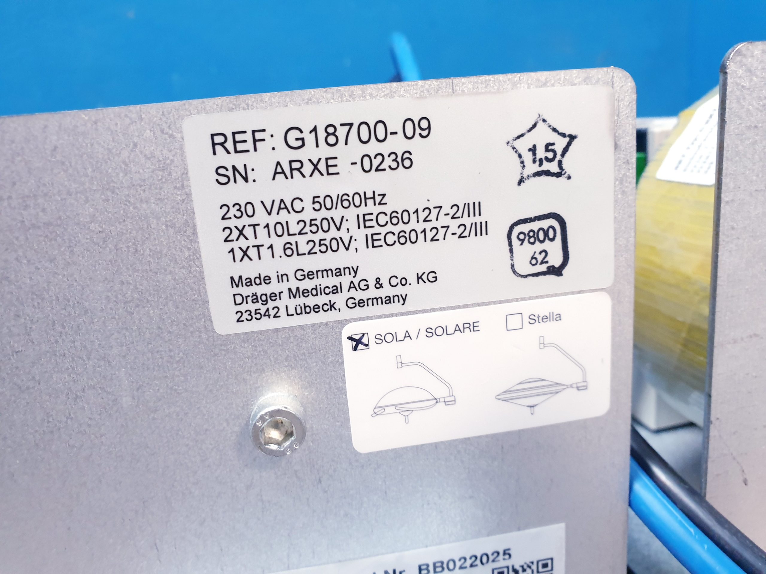 Dräger – Draeger G18700-09 Sola Netzteil thumbnail 11