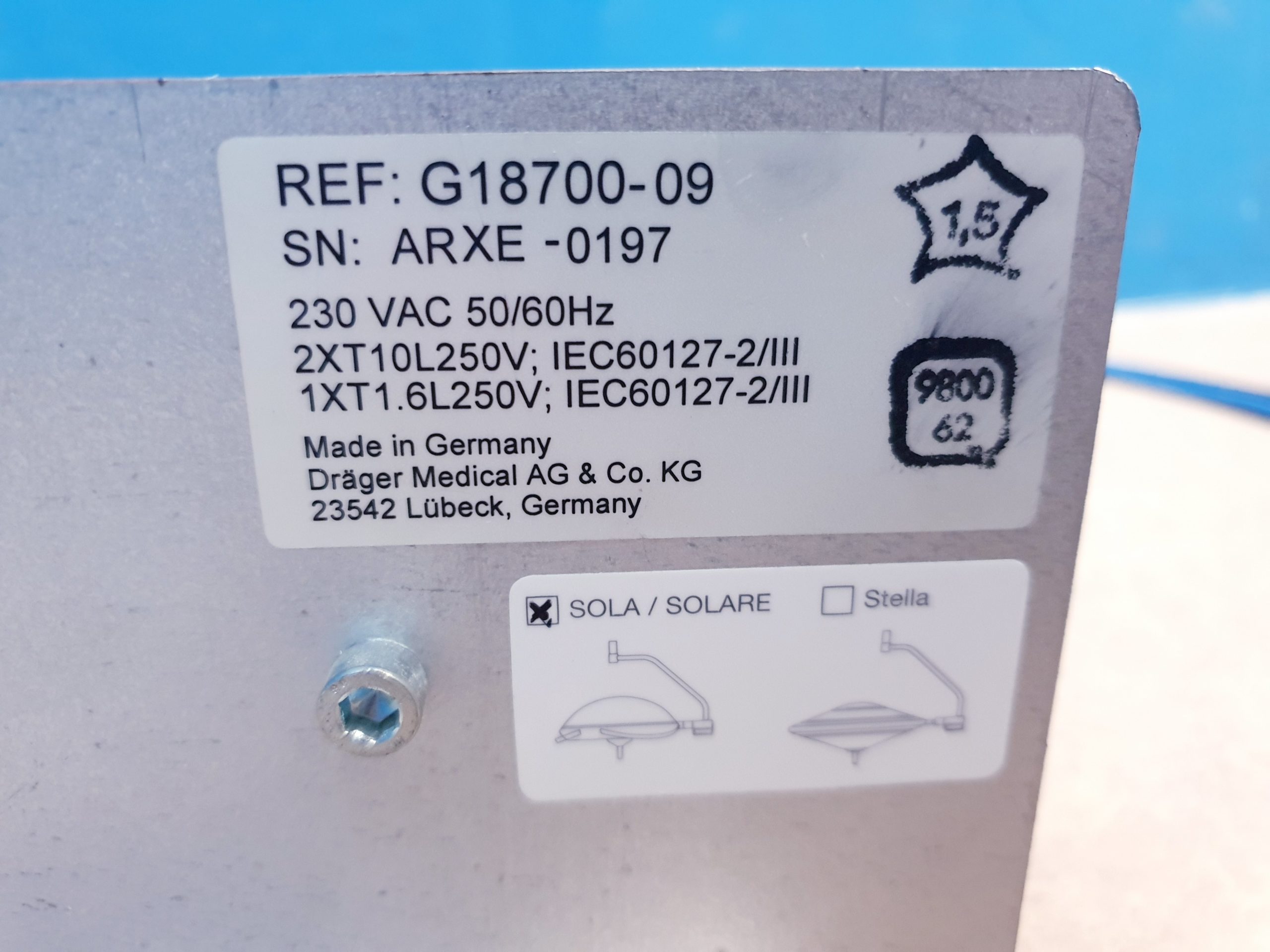 Dräger – Draeger G18700-09 Sola Netzteil thumbnail 14