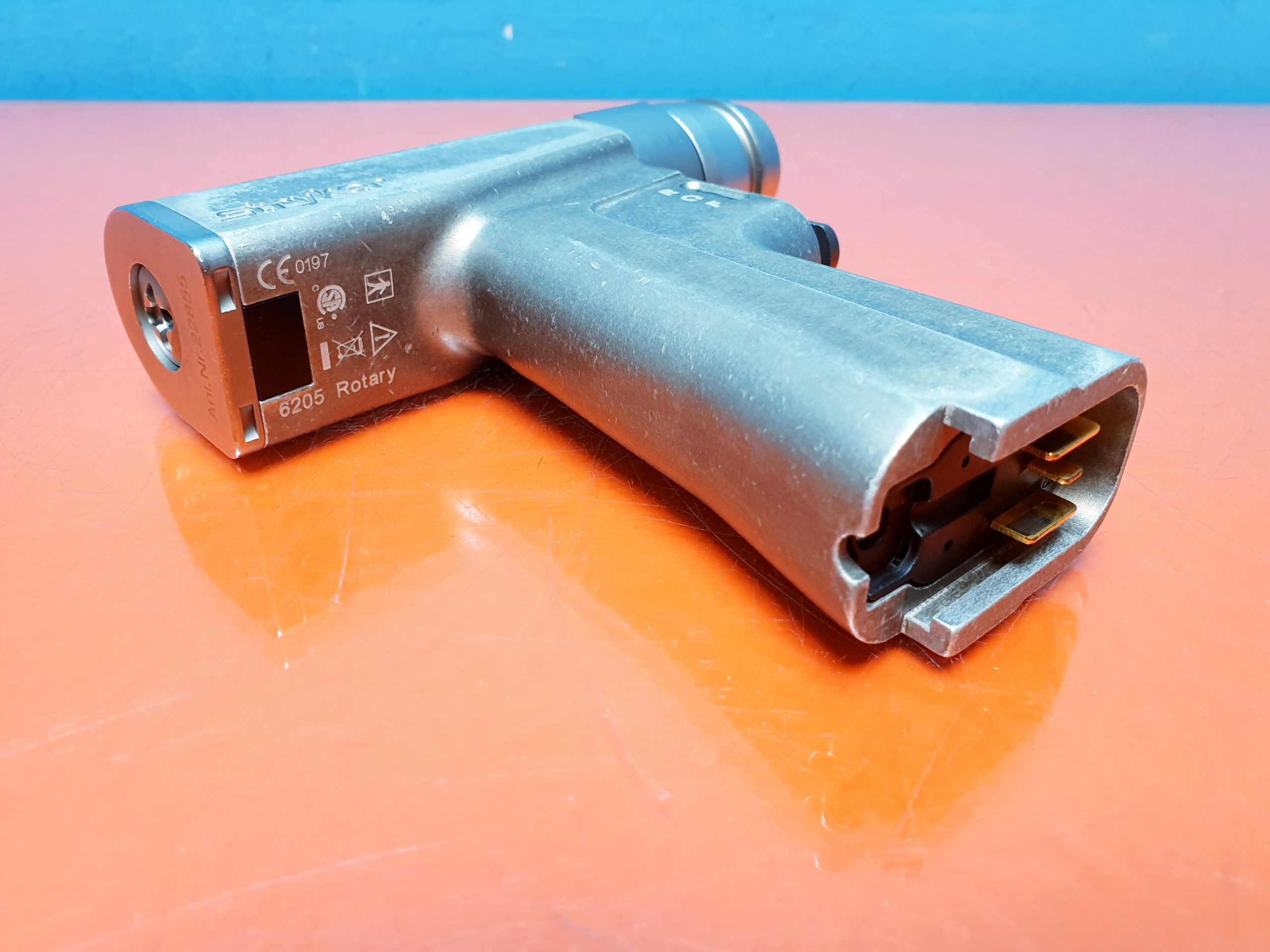 Stryker 6205 System 6 Dual Trigger Drill Handstück bohren Bohr + 6126-120 Batterie Gehäuse + Akku thumbnail 3