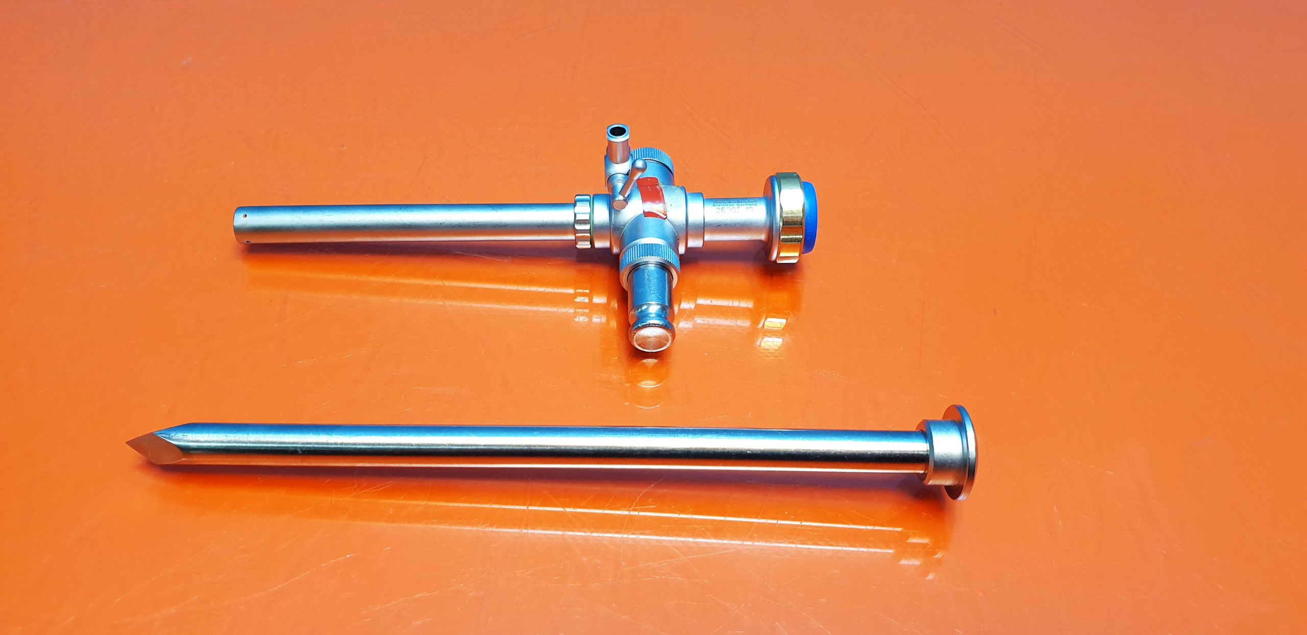 DUFNER Cannula and Trocar 26905-10 Set Trokar Trokarhülse +Trokarspitze thumbnail 2