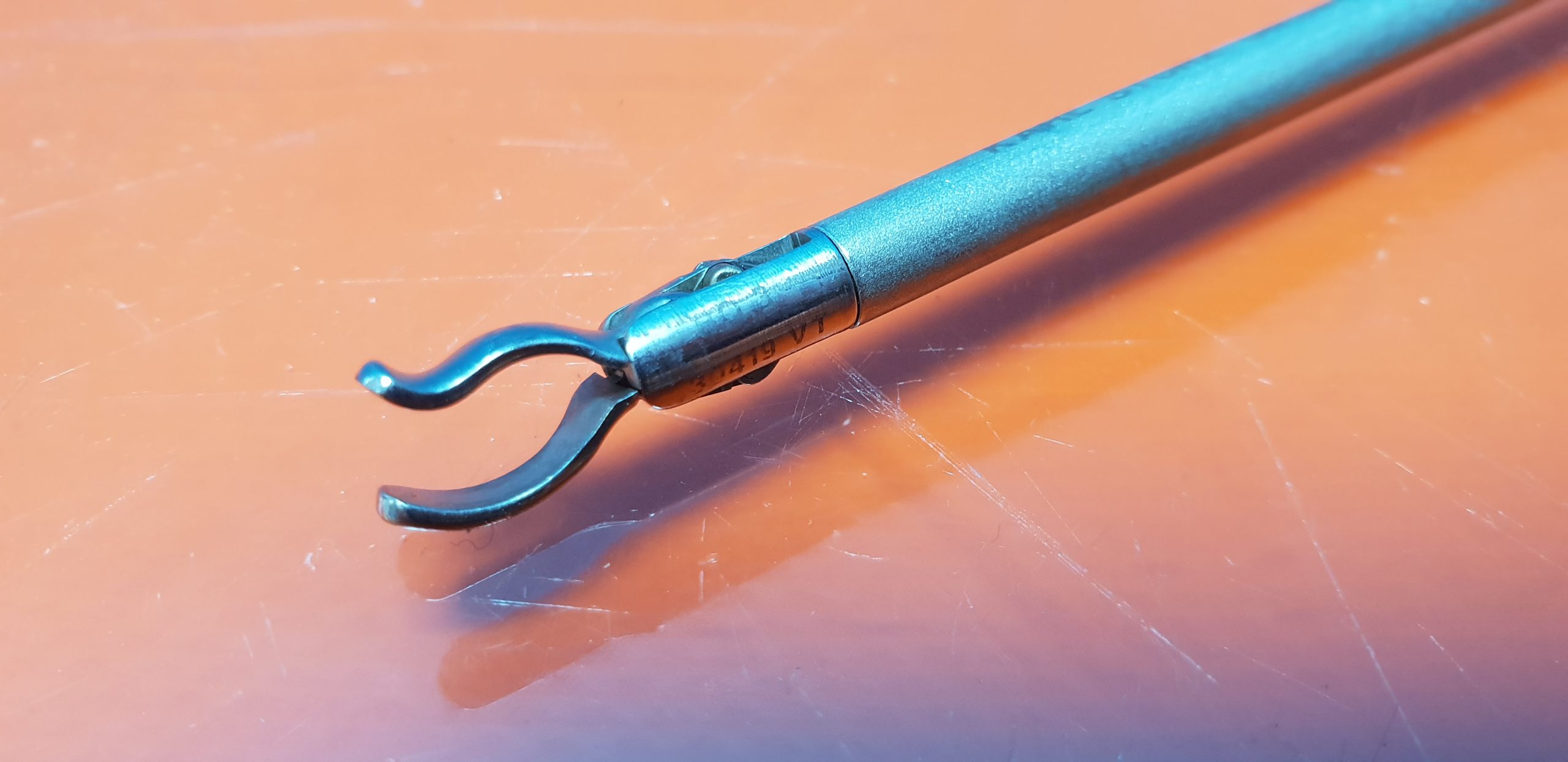 Storz 30526 + 30512 + 30419 Grasping Rotating Ratcheting Forcep thumbnail 2