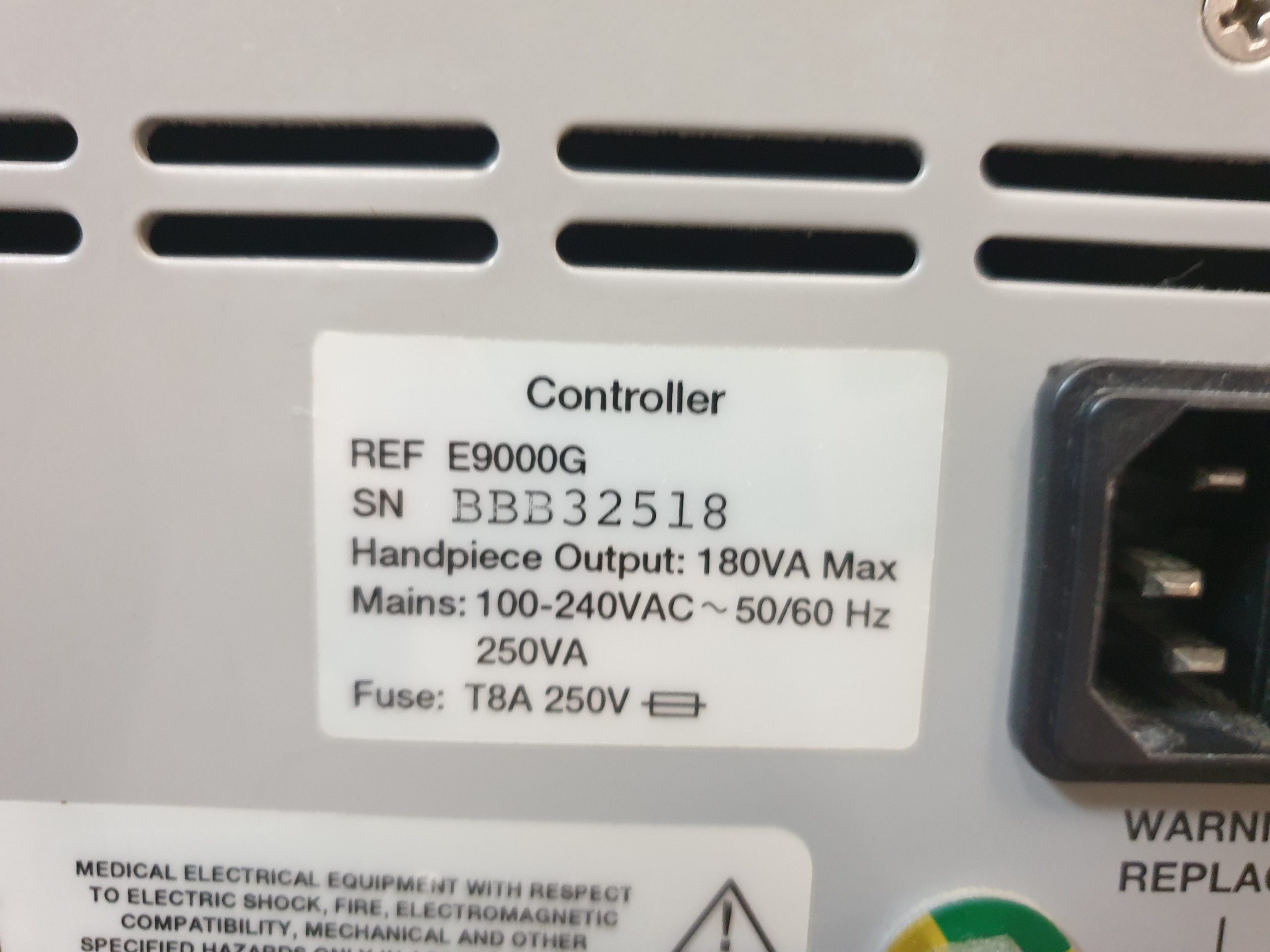 Linvatec Hall Surgical E9000G Controller – Konsole – Schaver thumbnail 5