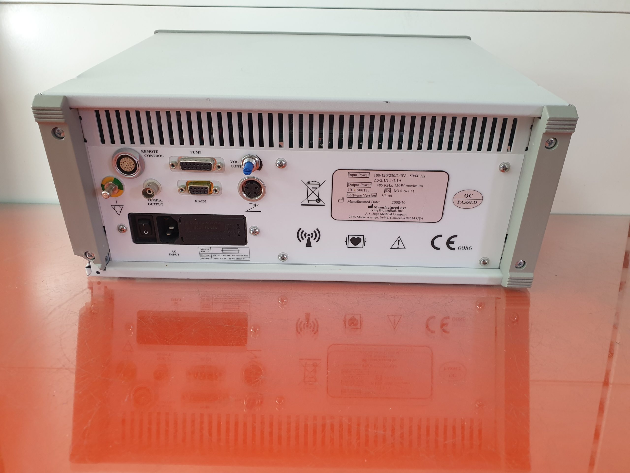Irvine Biomedical IBI-1500T11 Cardiac Ablation Generator thumbnail 6
