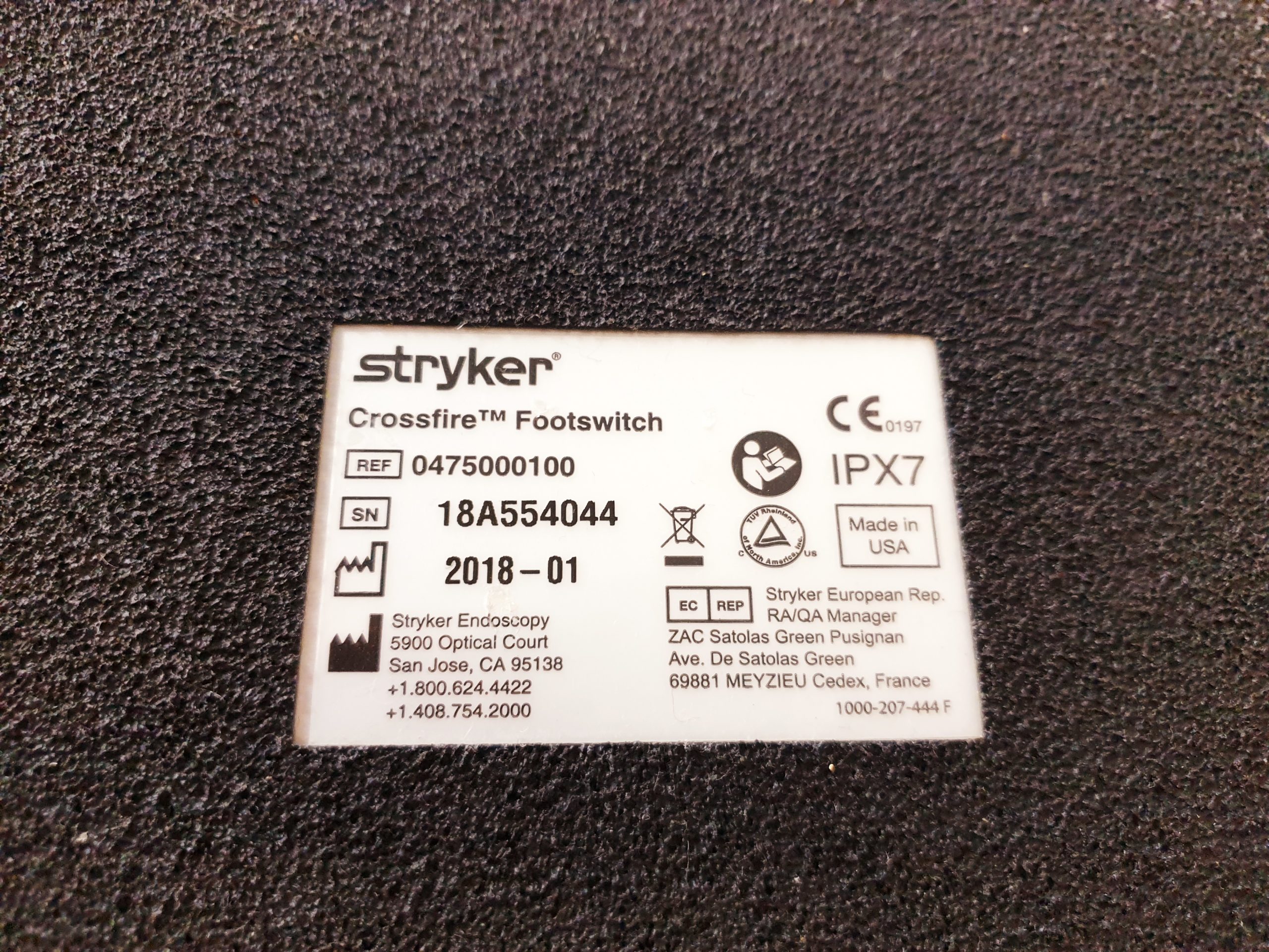 Stryker Crossfire 2 Integrated Resection and Energy System 0475100000 + Formula 0375704500 + Fußschalter 475000100 DOM 2017 thumbnail 8