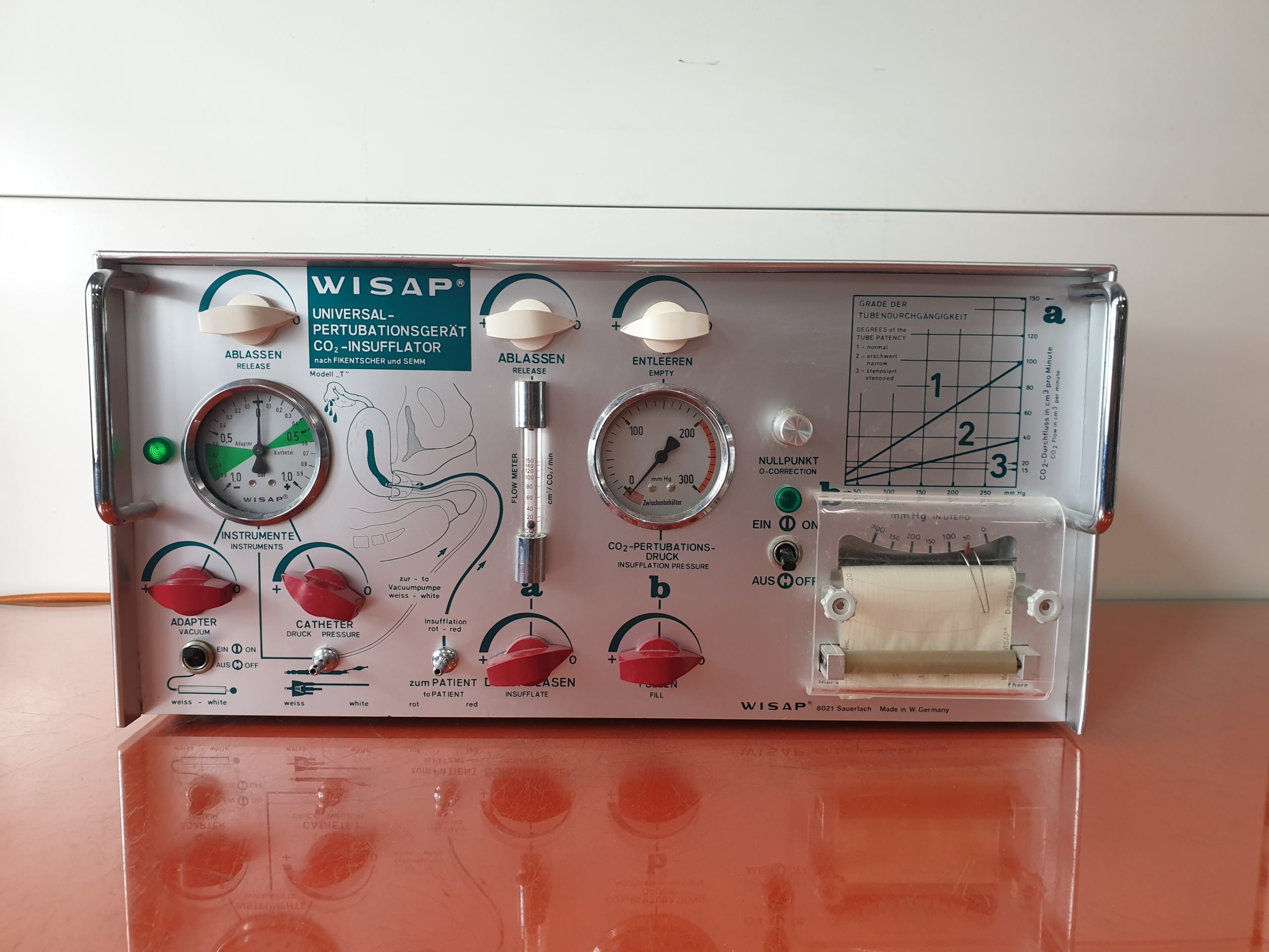 Wisap 2200 Universal Pertubationsgerät CO2 Insufflator nach Fikentscher Semm — image 1 of 4