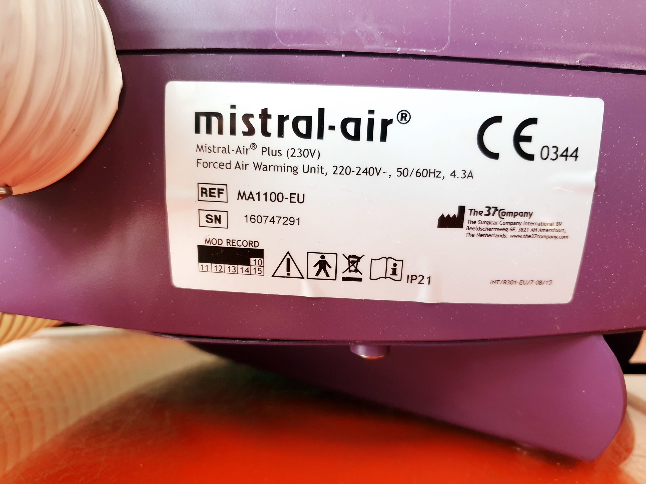 Mistral Air Plus MA1100-EU Warming Unit thumbnail 3