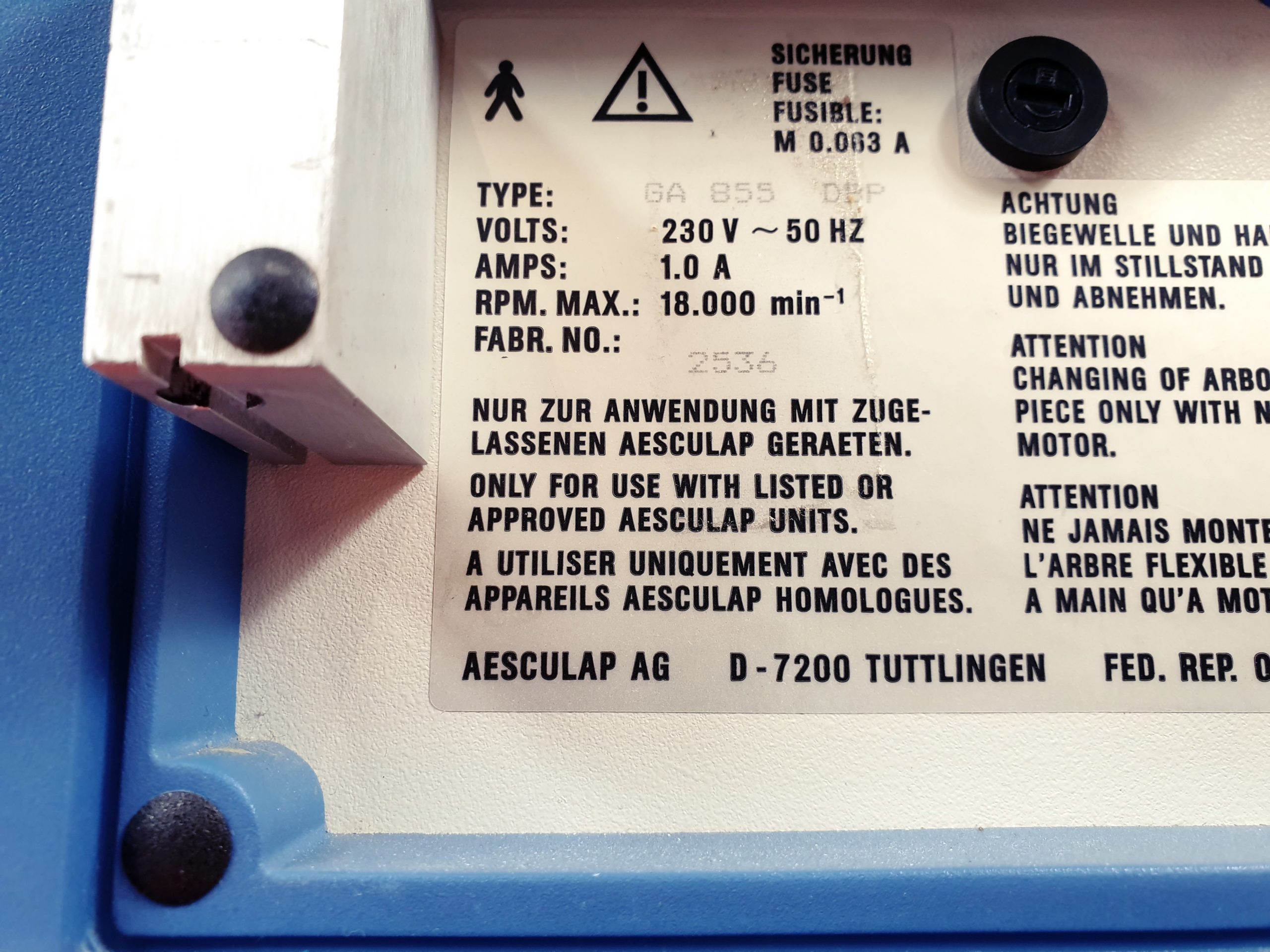 Aesculap ELAN-E GA855 // GA 855 GA 855 DBP thumbnail 5