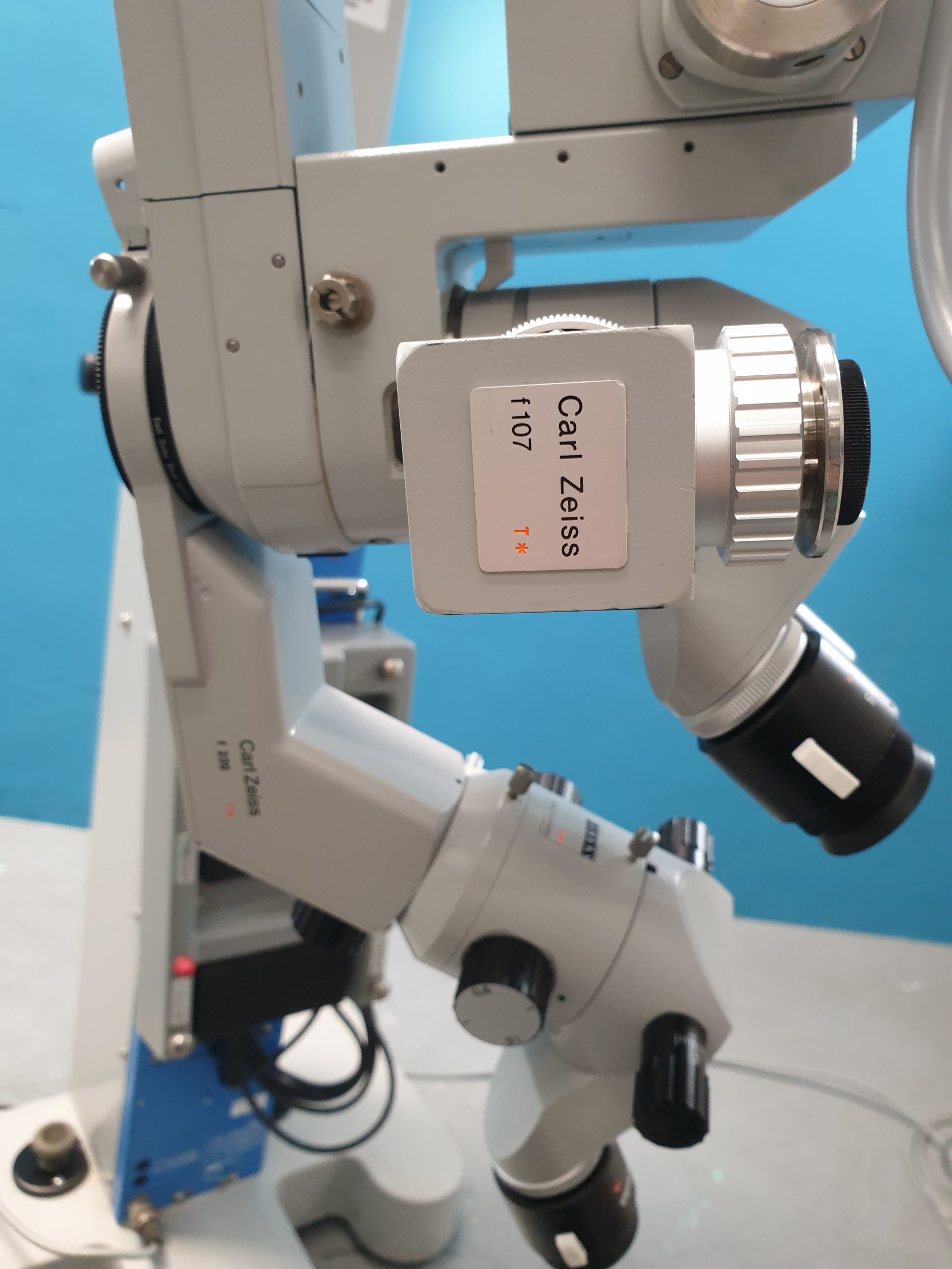 Carl Zeiss MDI XY f=170 // F200 // f107 // OP Mikroskop auf S22 Stativ für Urologie , …… thumbnail 7