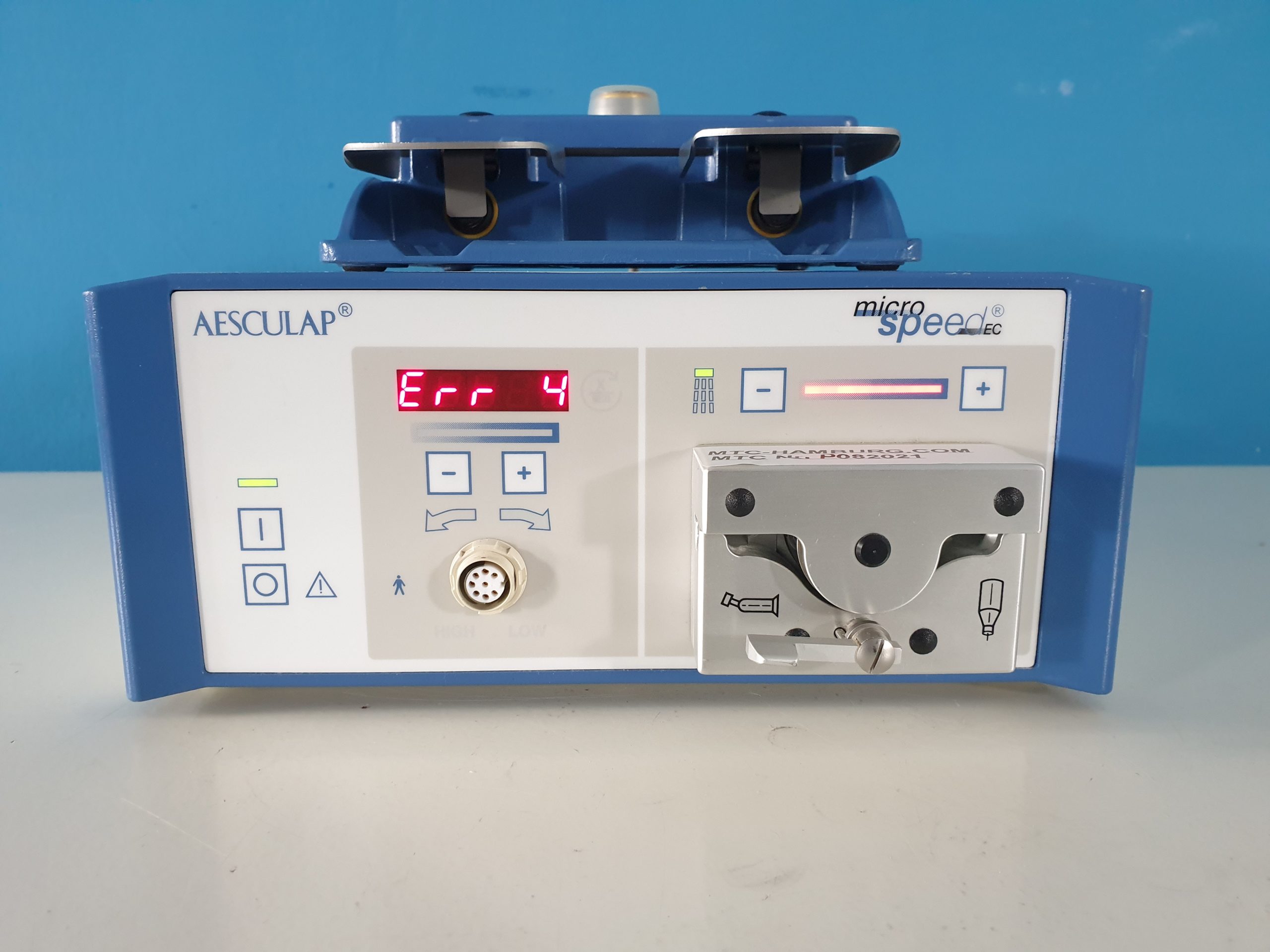 Aesculap GD 650 Micro Speed EC Surgical Drill Surgery + Footswitch GD 660 — Pump Motor Unit — image 1 of 7