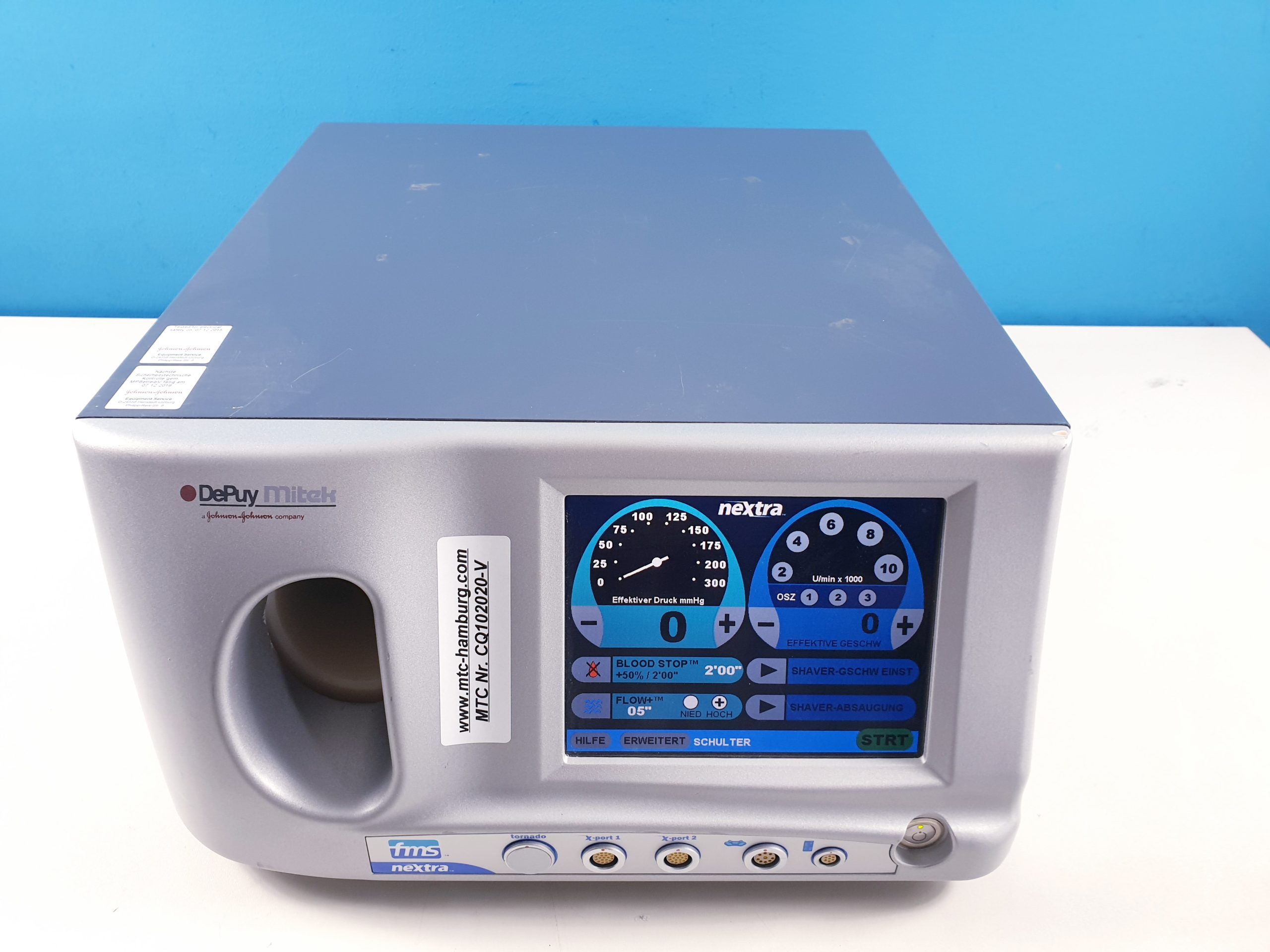 DEPUY MITEK FMS NEXTRA TOUCHSCREEN ATHROSCOPIC SHAVER PUMP SYSTEM GENERATOR thumbnail 2