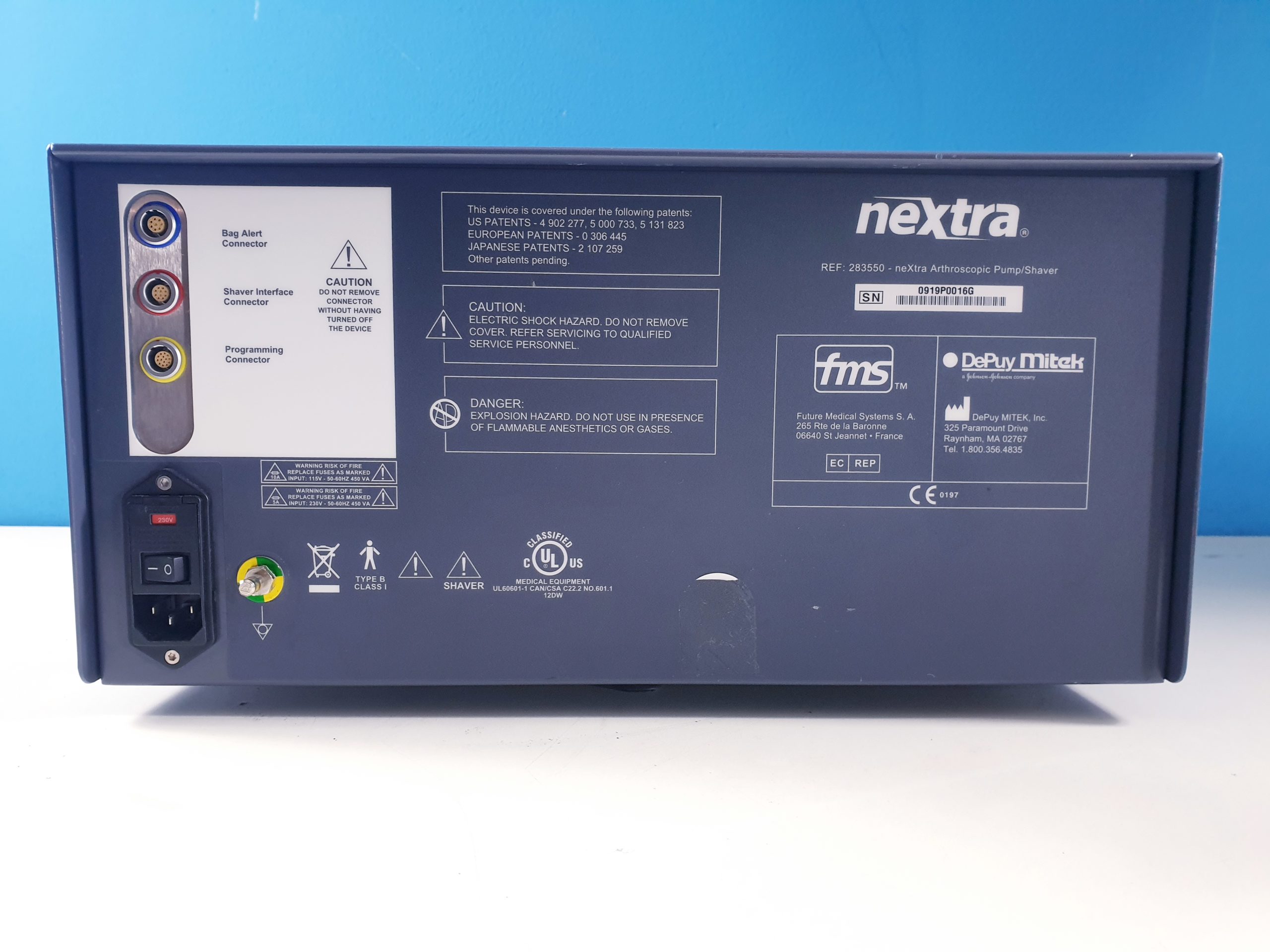 DEPUY MITEK FMS NEXTRA TOUCHSCREEN ATHROSCOPIC SHAVER PUMP SYSTEM GENERATOR thumbnail 5
