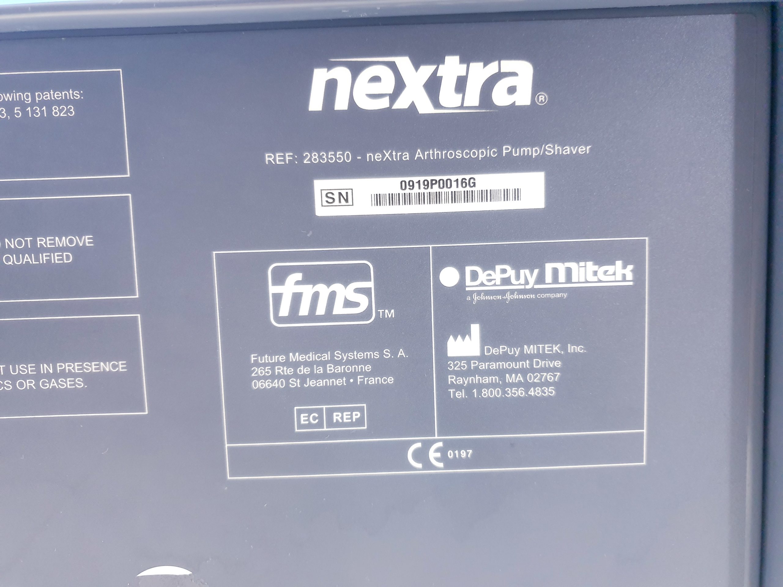 DEPUY MITEK FMS NEXTRA TOUCHSCREEN ATHROSCOPIC SHAVER PUMP SYSTEM GENERATOR thumbnail 6
