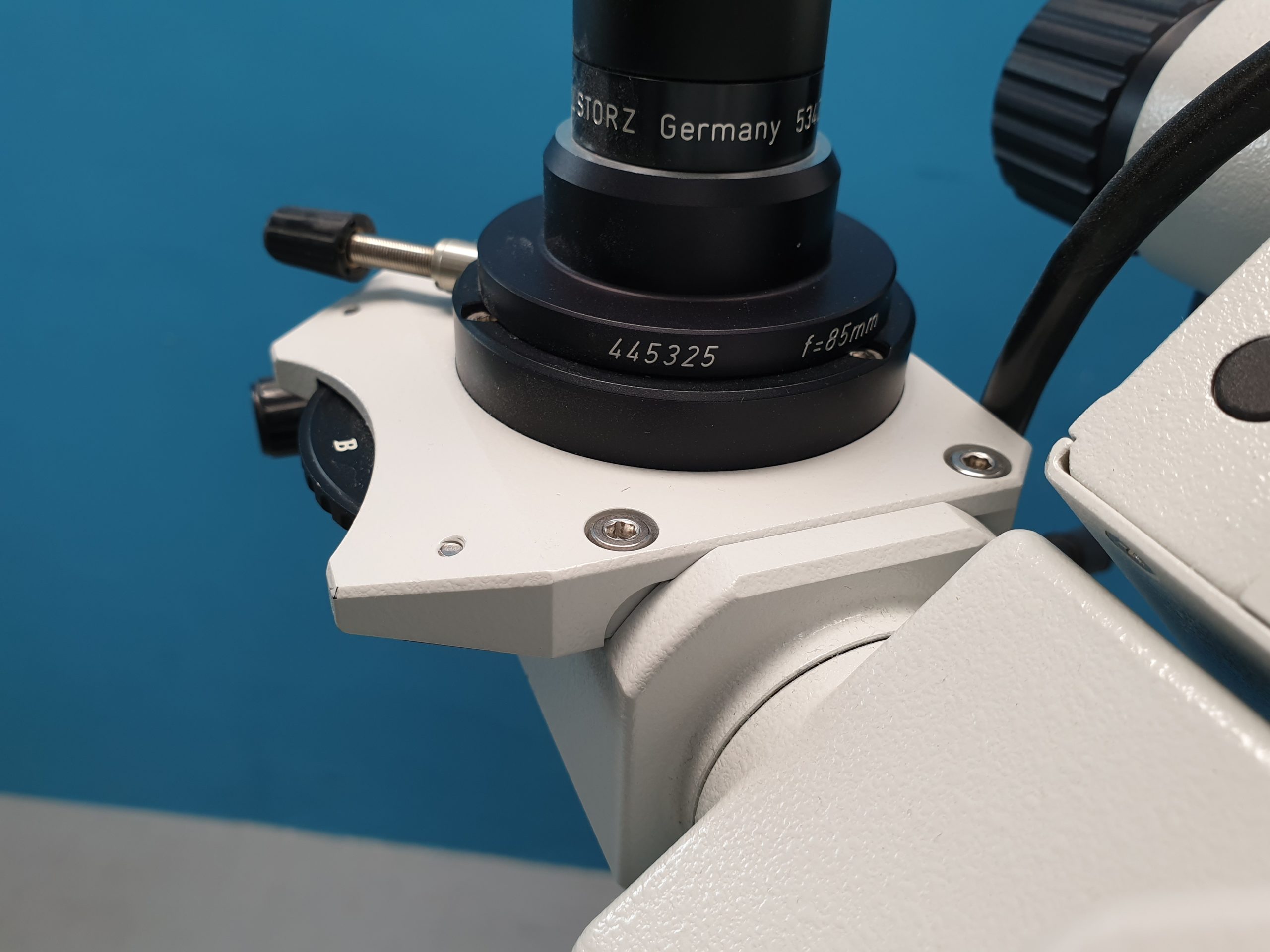 LEICA WILD M655 OP-Mikroskop // Wild Heerbrugg M655 Microscope F=250 + F=300 + F=400 + Storz Adapter 4435325 f=85mm thumbnail 5