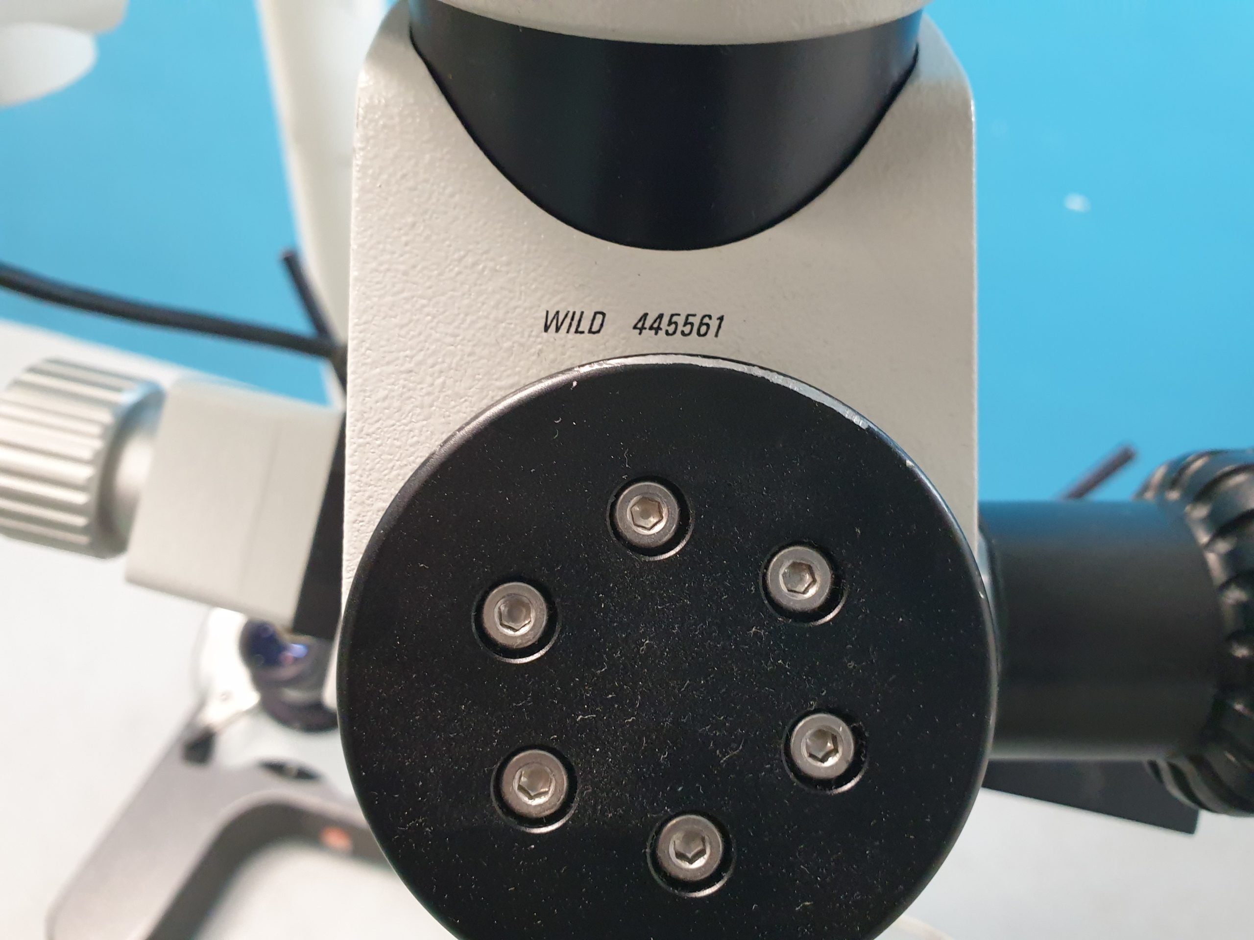 LEICA WILD M655 OP-Mikroskop // Wild Heerbrugg M655 Microscope F=250 + F=300 + F=400 + Storz Adapter 4435325 f=85mm thumbnail 11