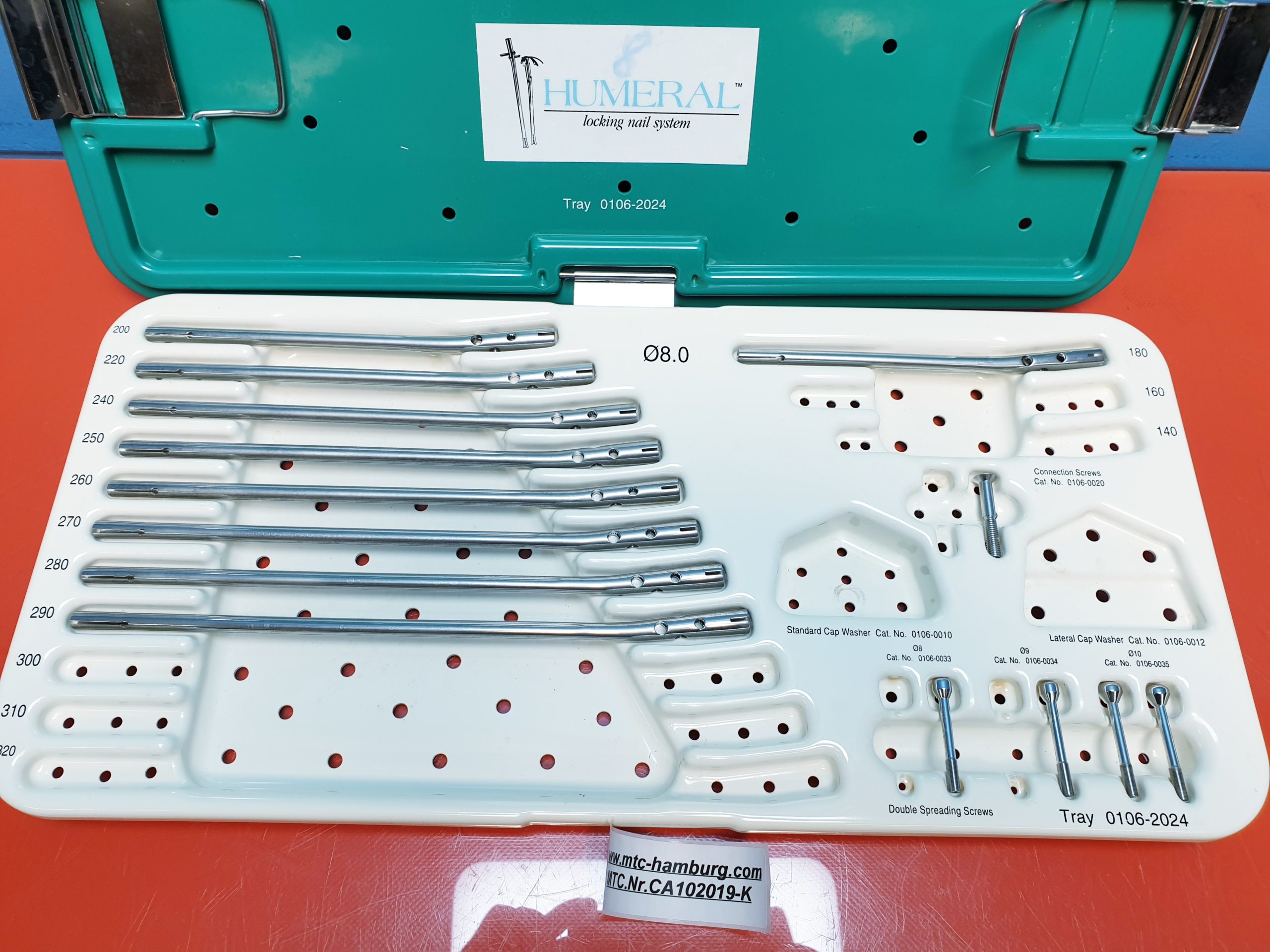 HOWMEDICA Humeral Locking Nail System NO. 0106-2024 thumbnail 2