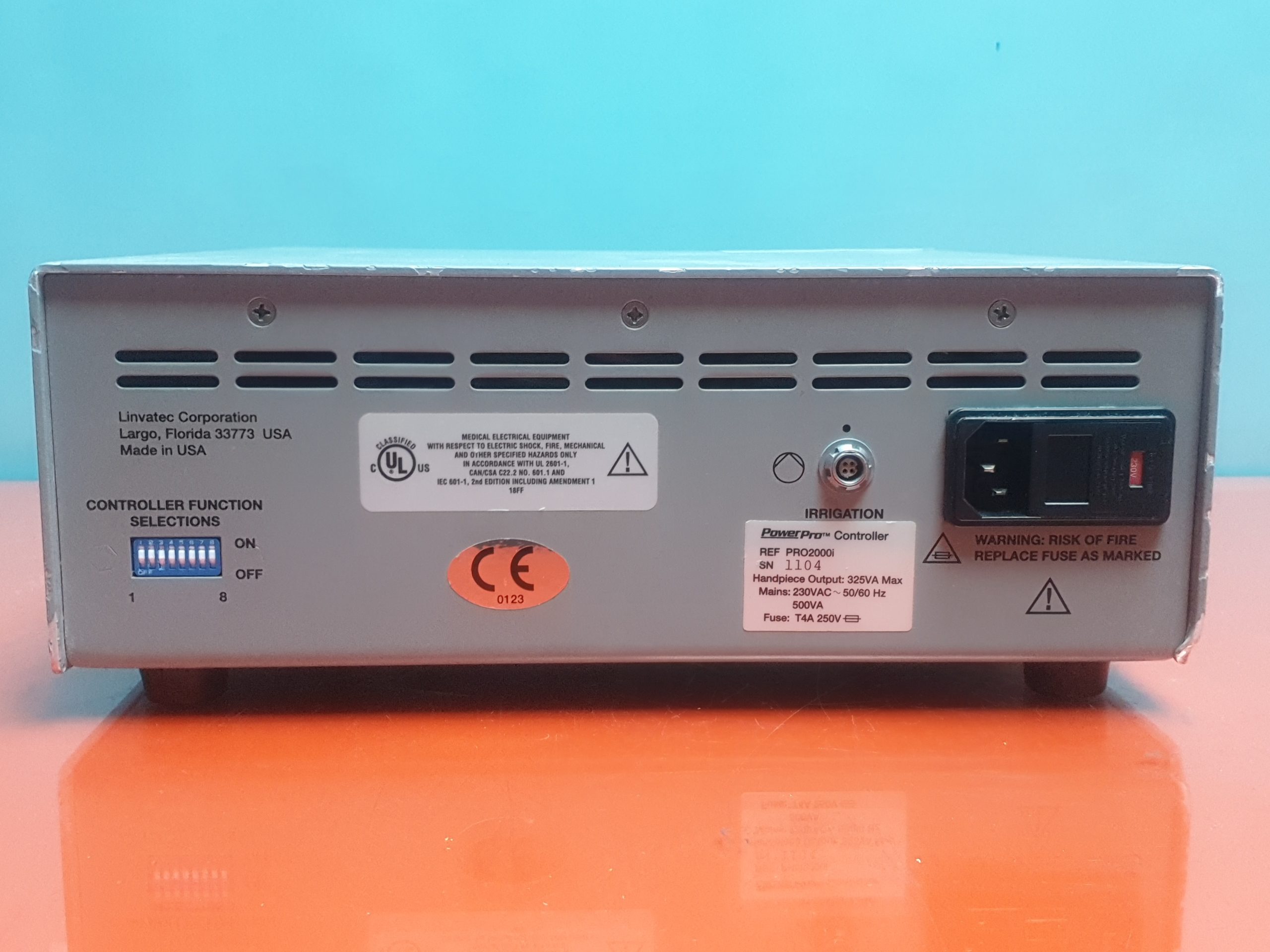 Linvatec Hall Power Pro 2000 Controller Console Pro2000 thumbnail 4