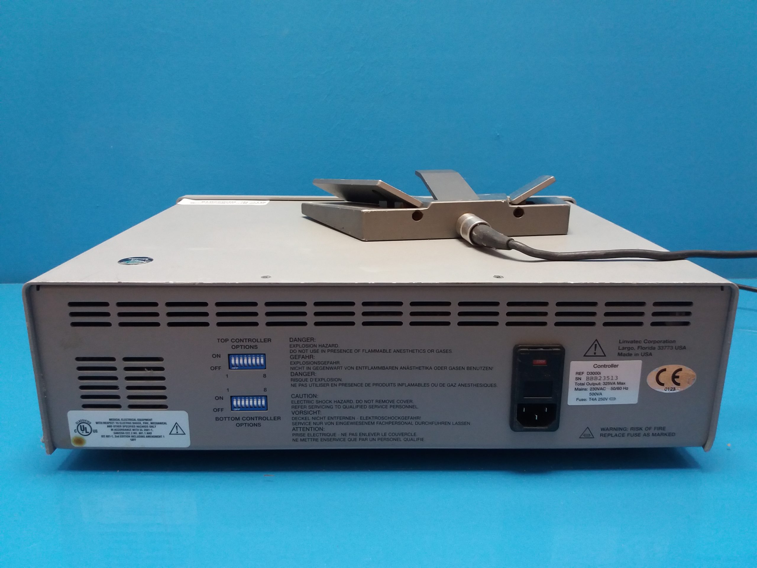 Conmed Linvatec D3000 Steuerkonsole thumbnail 6