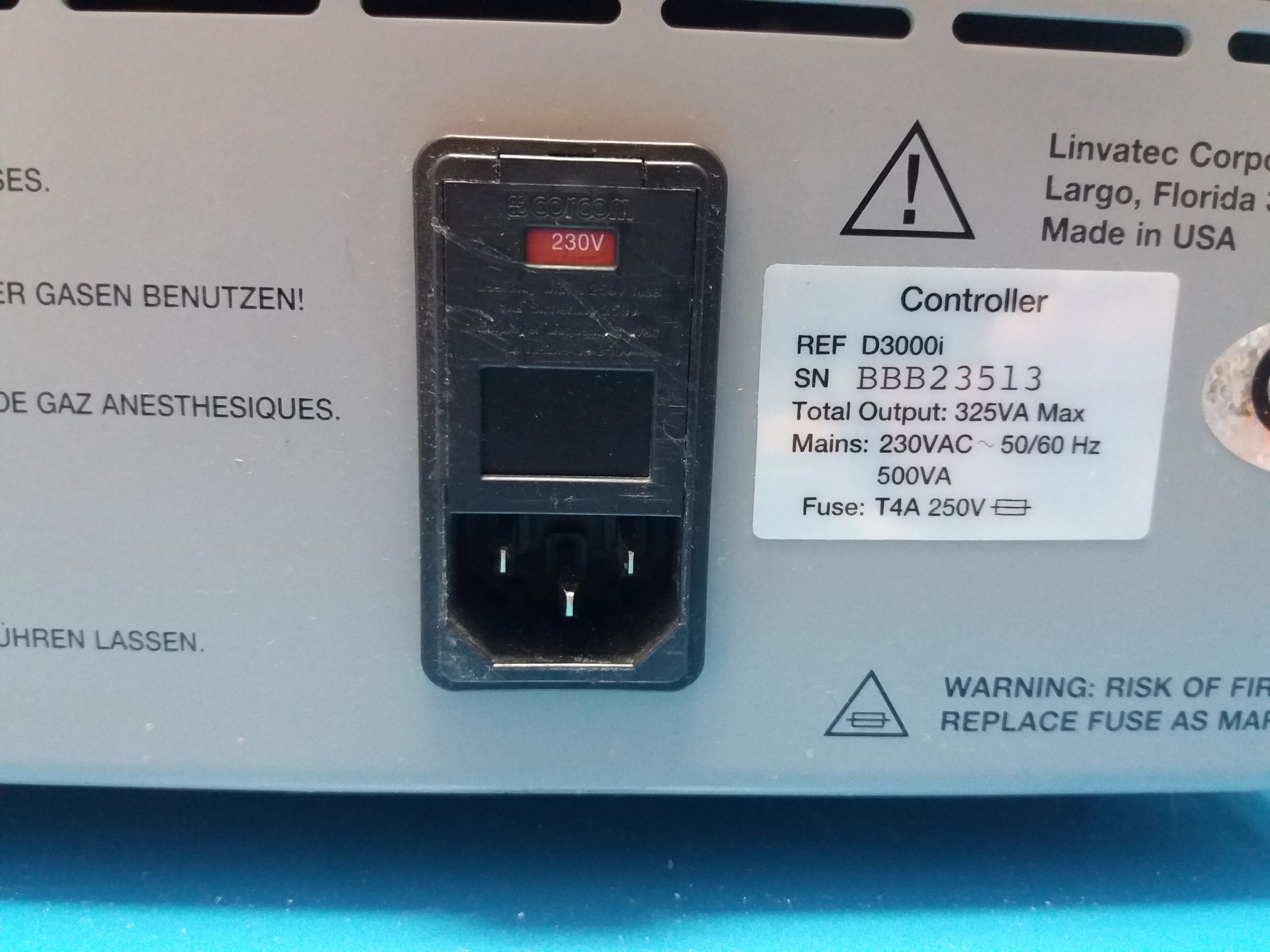 Conmed Linvatec D3000 Steuerkonsole thumbnail 7