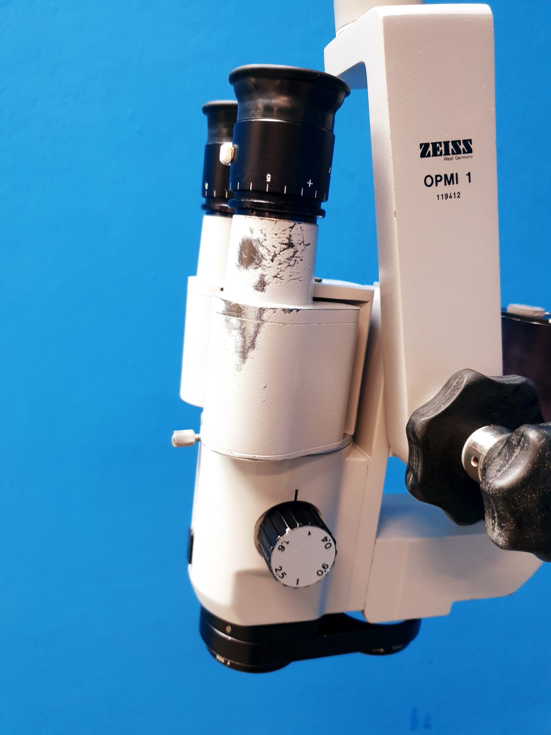 ZEISS OPMI 1 // OPMI-1 mit Fokusmotor STATIVFUSS S — F=160 // F=400 // F=200 thumbnail 7
