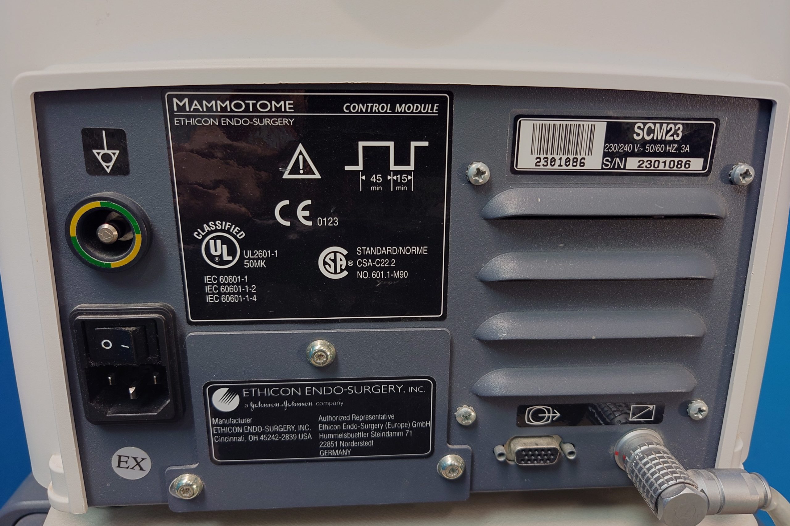 Johnson Johnson Ethicon Endo-Surgery Mammotome Control Module mit Handstck thumbnail 8