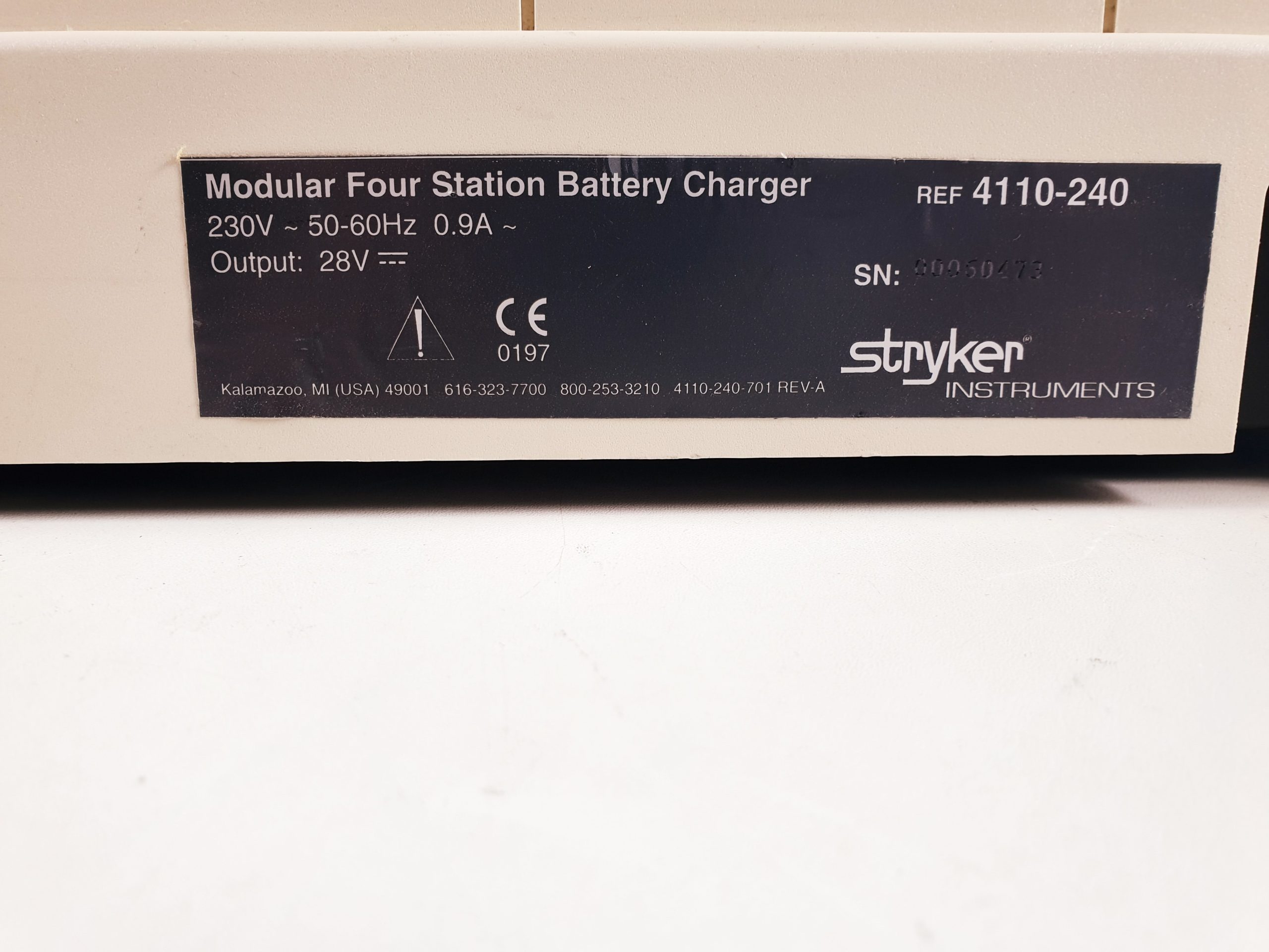 Stryker 4110-240 System 4 Module Four Station Battery Charger thumbnail 6
