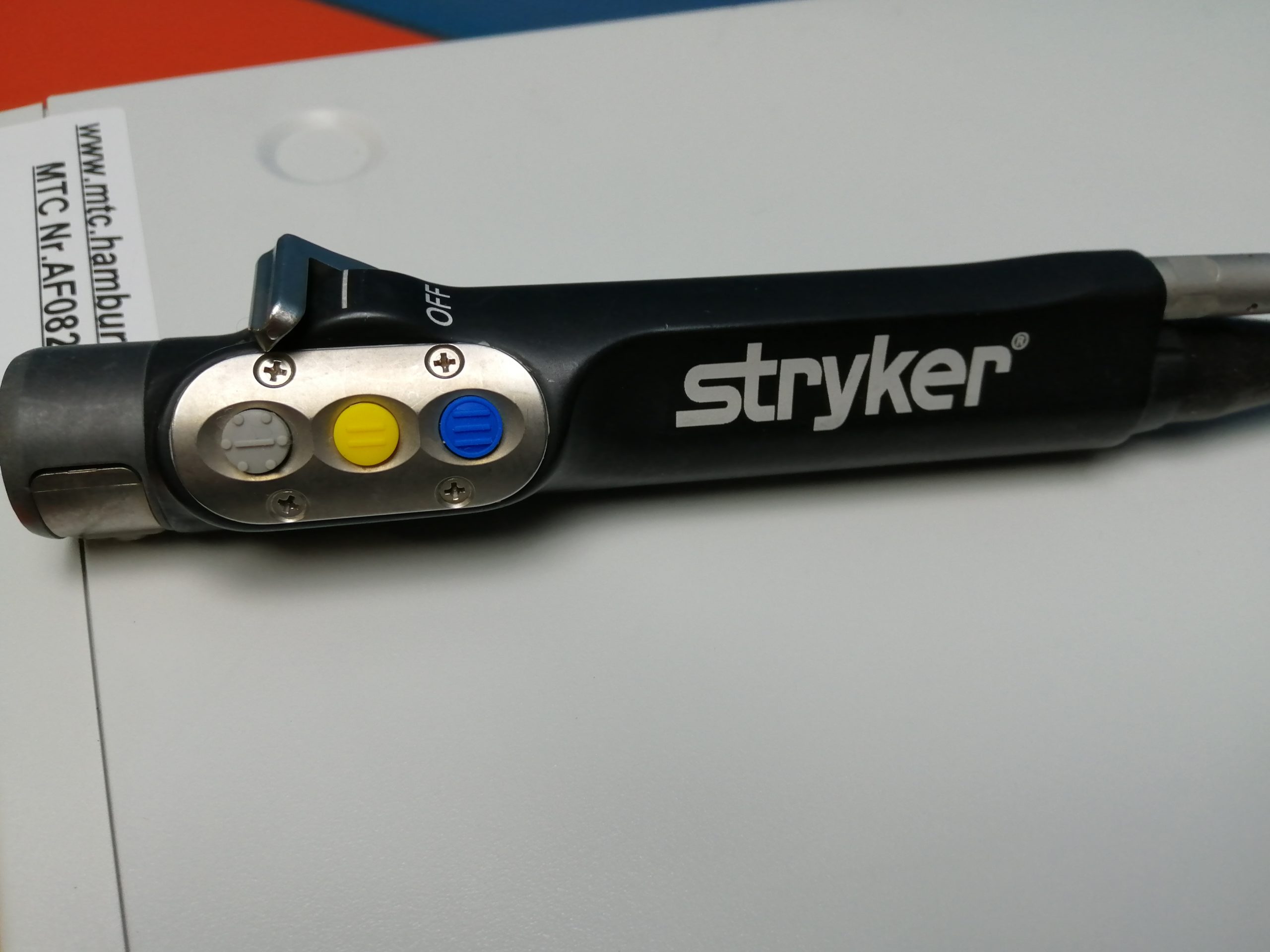 Stryker Core Powered Instrument Driver 5400-050-000 , 5100-008-703 Fußschalter + STRYKER CROSSFIRE SHAVER HANDSTÜCK – 375-704-500 thumbnail 3