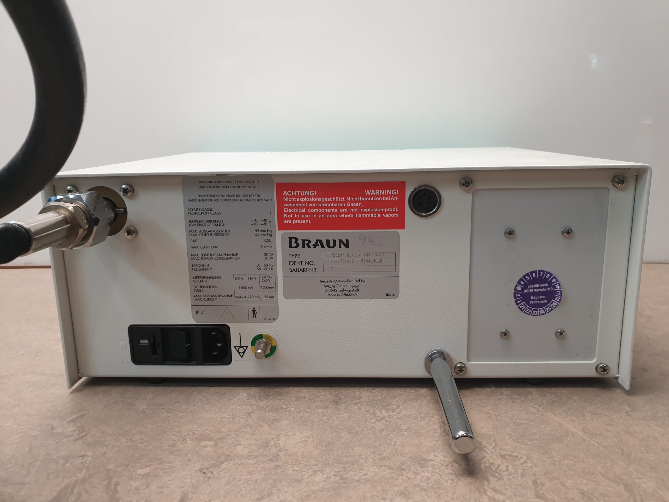 BBraun PG010 CO2 Insufflator thumbnail 5
