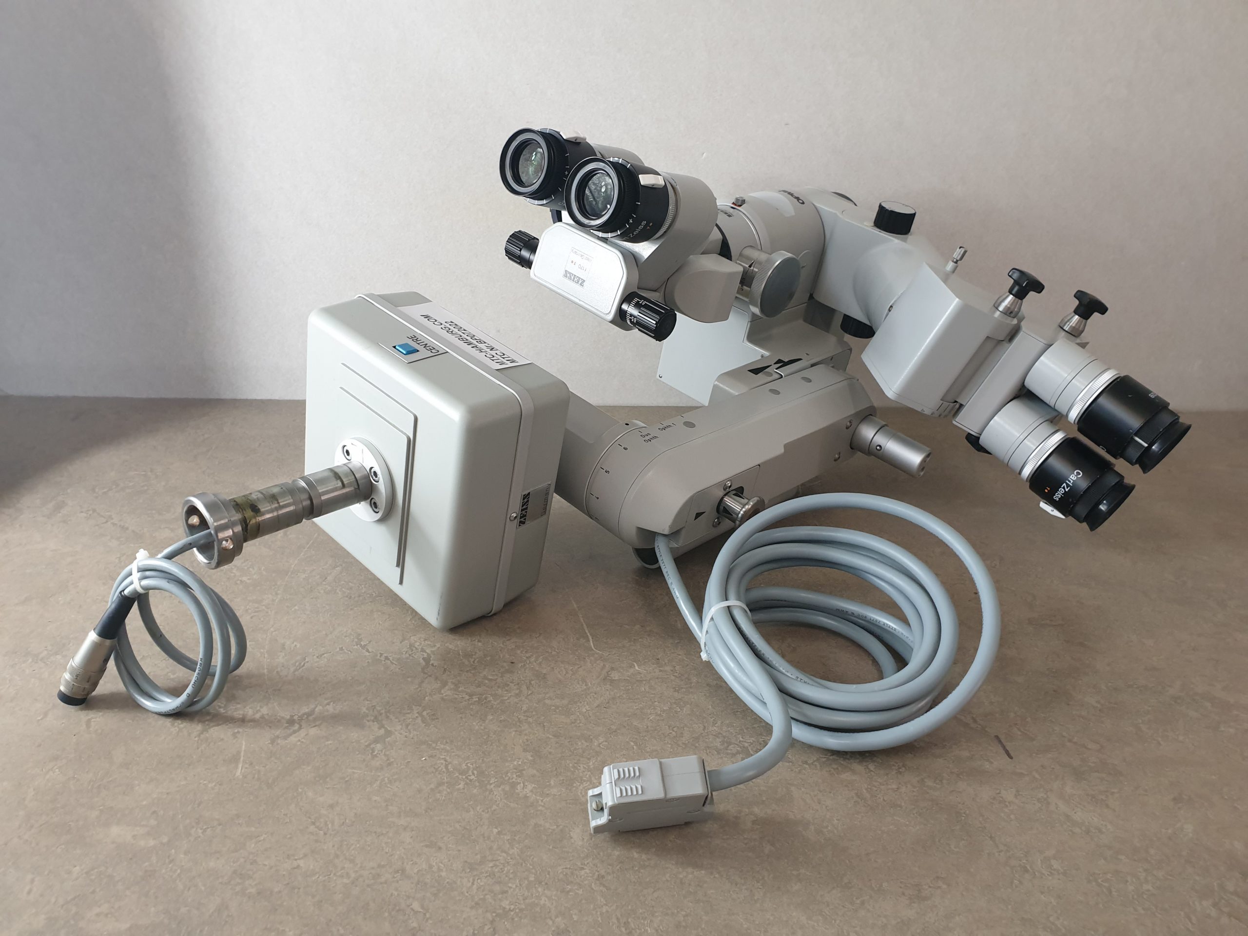 Zeiss Opmi CS XY mit Schwenktubus f170 f=85/F38 Retroskop 10x 22B thumbnail 2