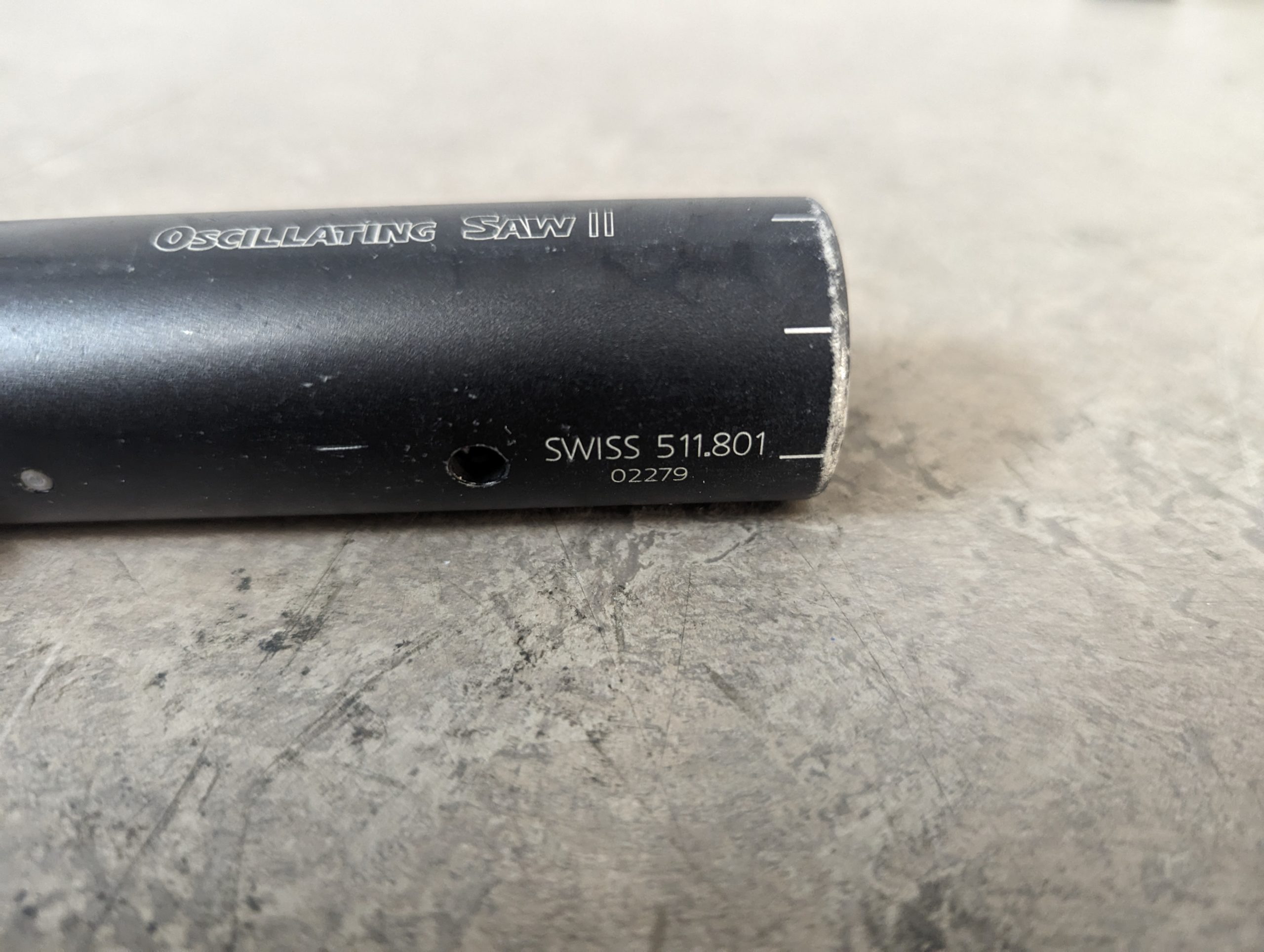 Synthes Compact Air Drive II 511.701 + OSteo 12100 + Swiss 511.785 + 511.750 + 511.730 + Oscillating Saw II 511.801 + Druckluftschlauch … thumbnail 18