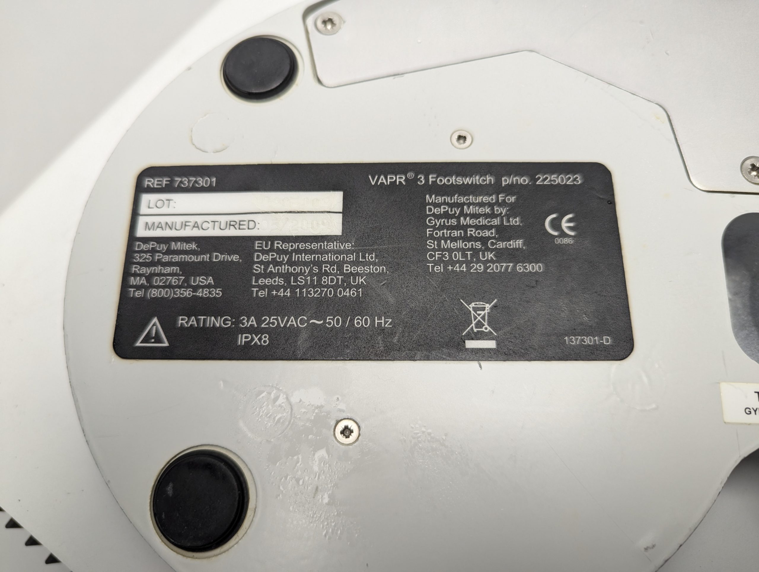 Mitek VAPR 3 – Ref-225021 – mit Fussschalter thumbnail 14