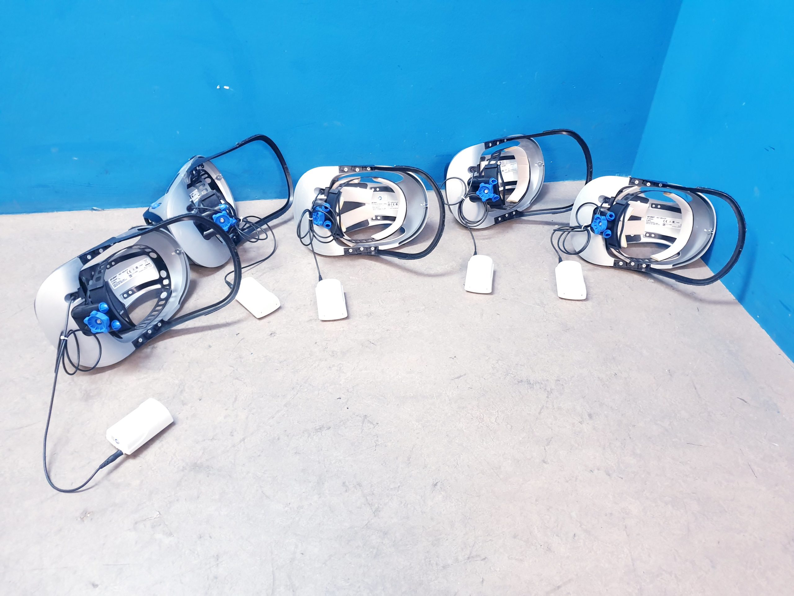 5 x Stryker Medical 400-610 persönliches Chirurgischer Helm+Ladegerät+Akkus-Set für thumbnail 3