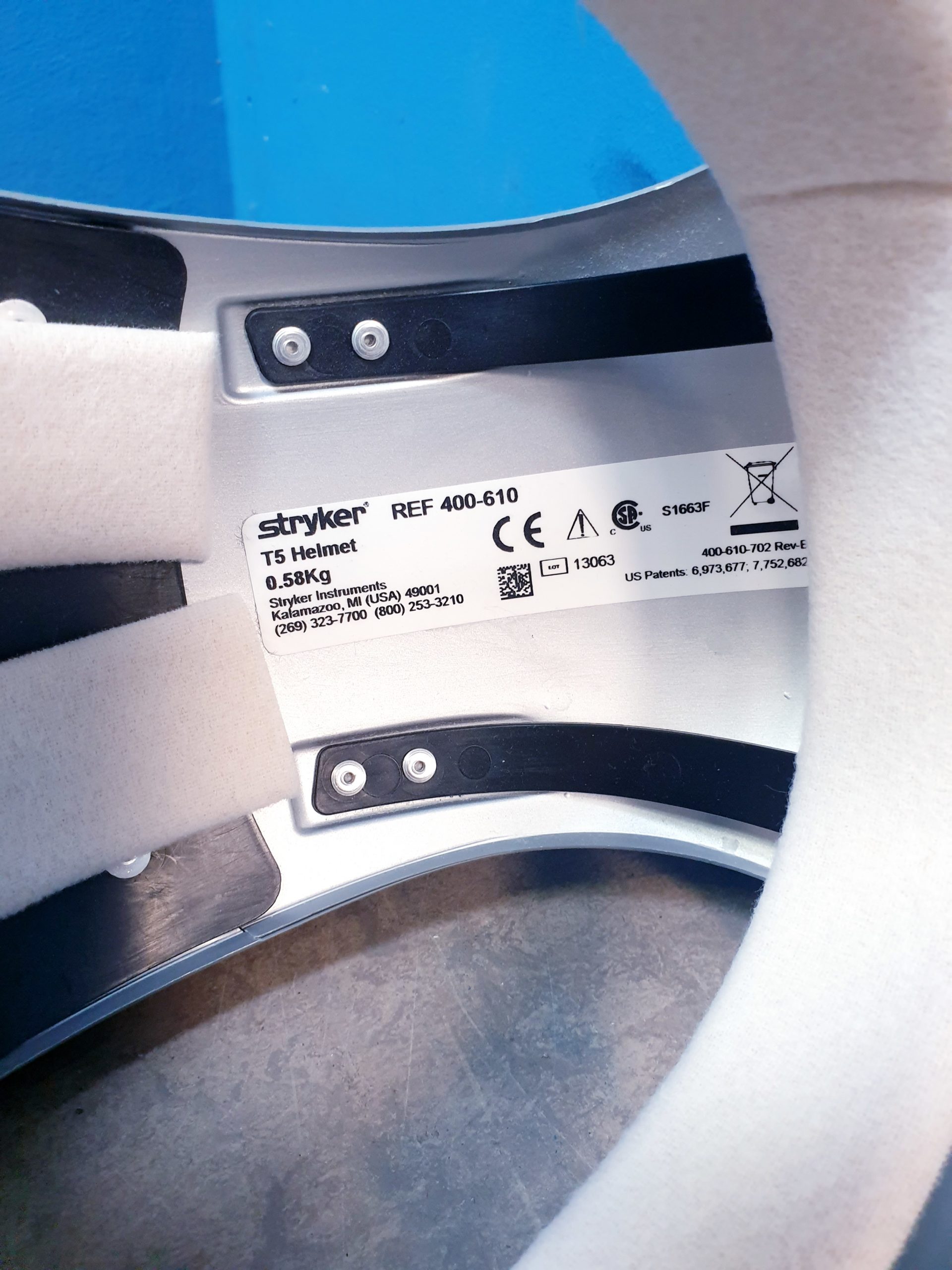 5 x Stryker Medical 400-610 persönliches Chirurgischer Helm+Ladegerät+Akkus-Set für thumbnail 4