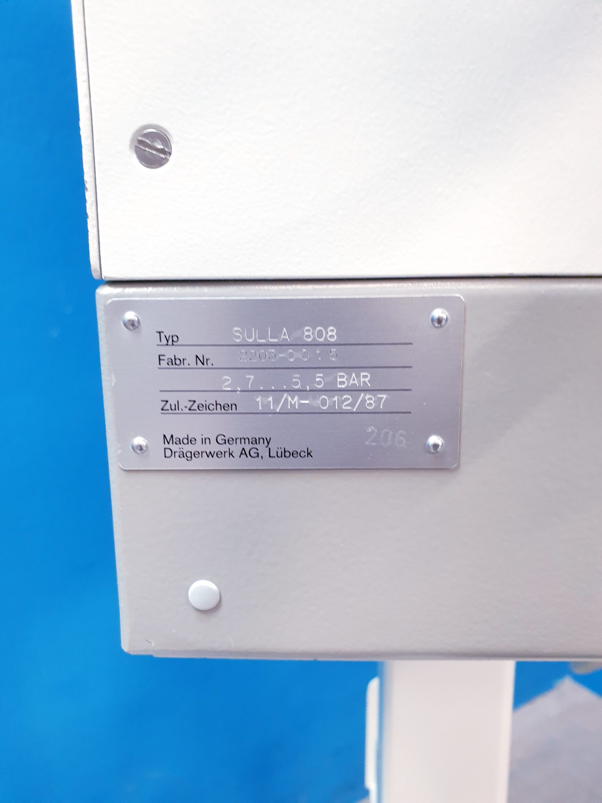 Dräger Draeger Sulla 808 – Oxydig Iso Kreisteil thumbnail 6