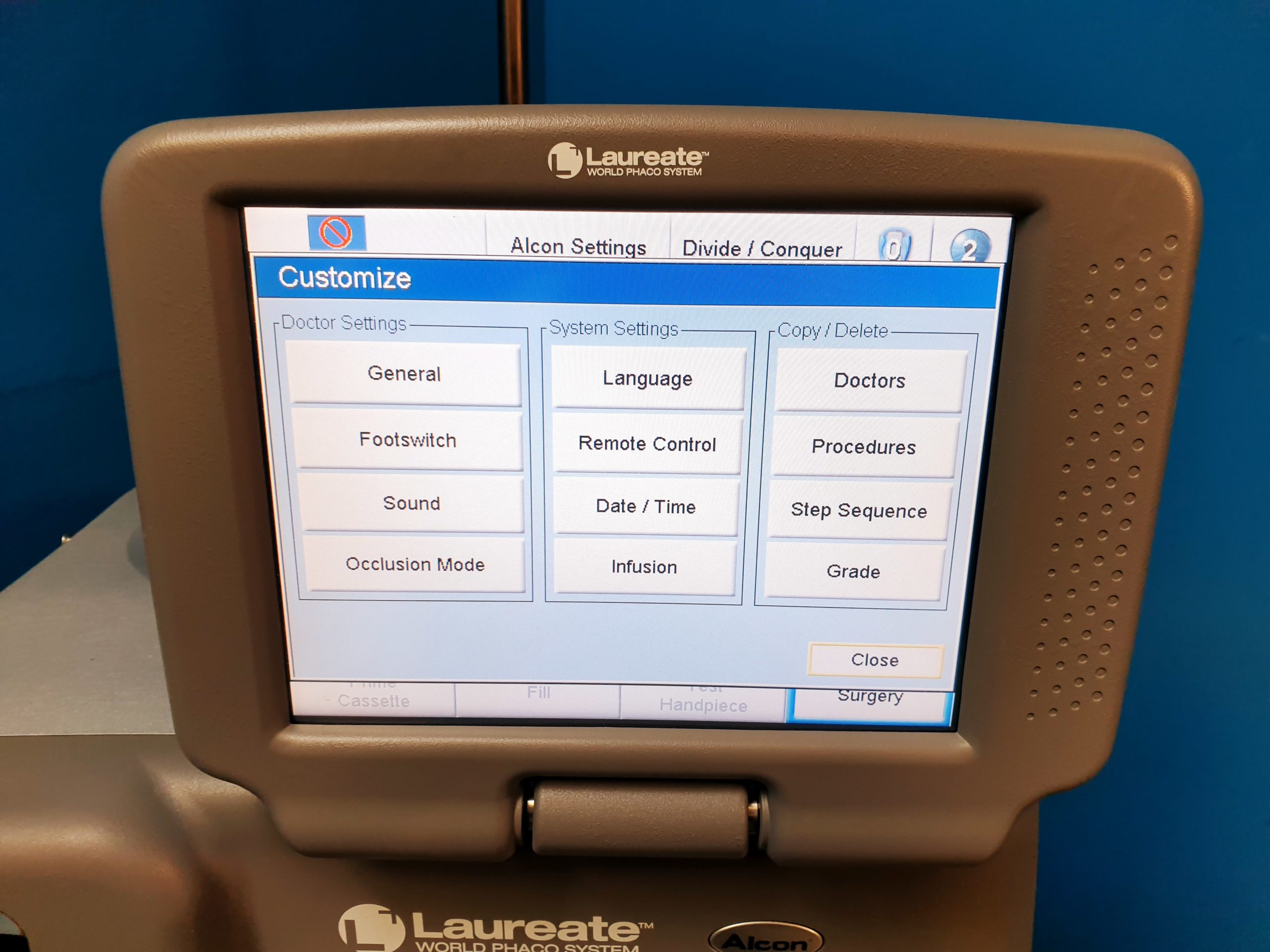 Alcon laureate world phaco system thumbnail 6