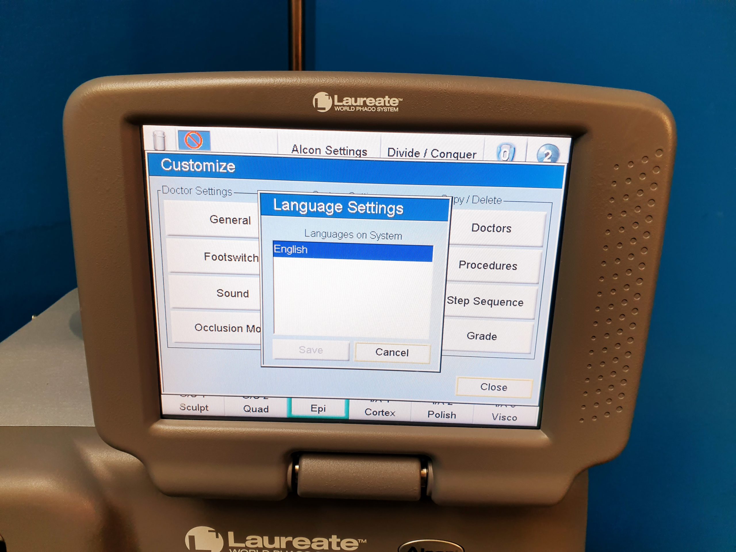 Alcon laureate world phaco system thumbnail 7
