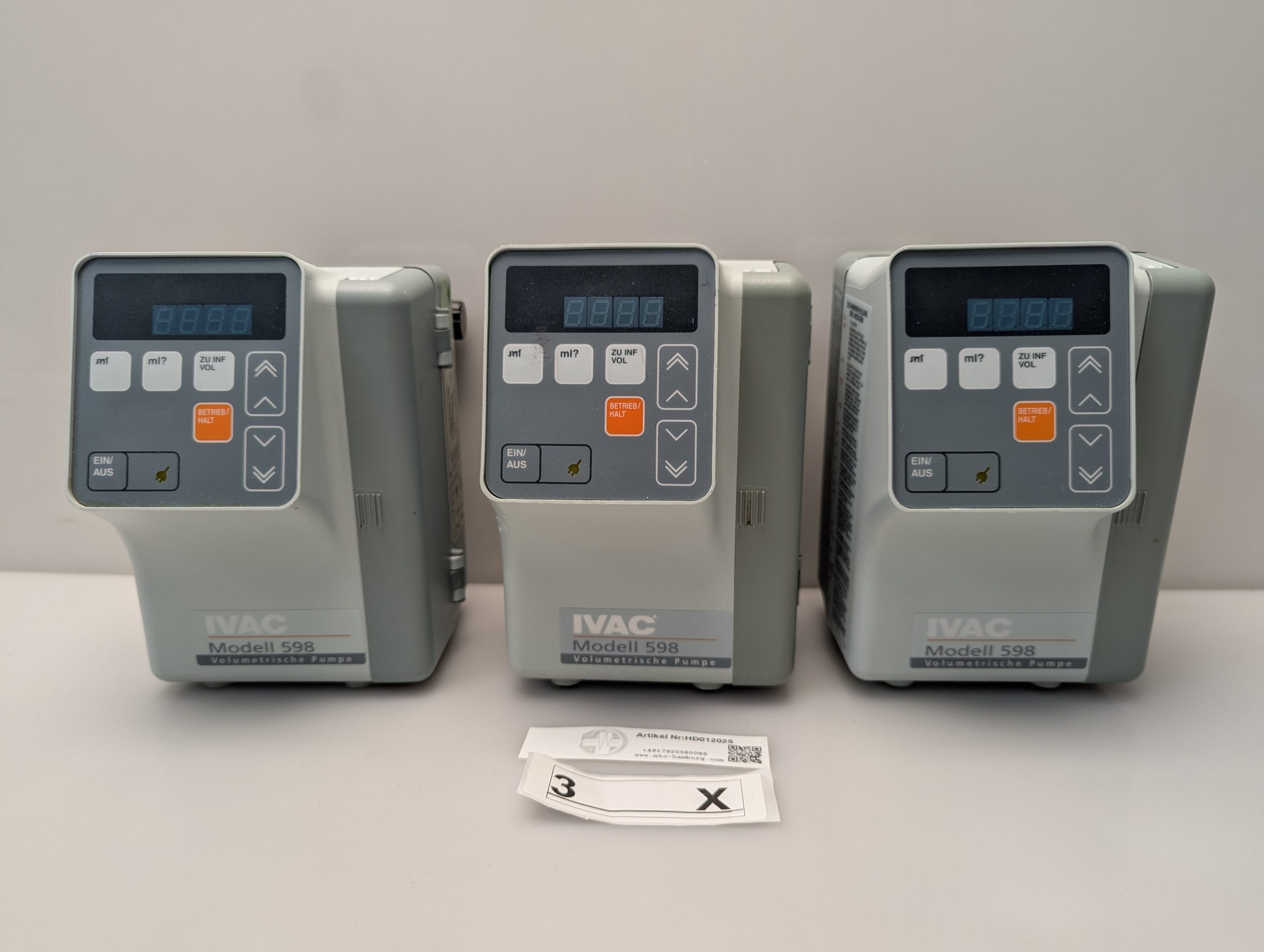 IVAC 598 Infusionspumpe — image 1 of 11