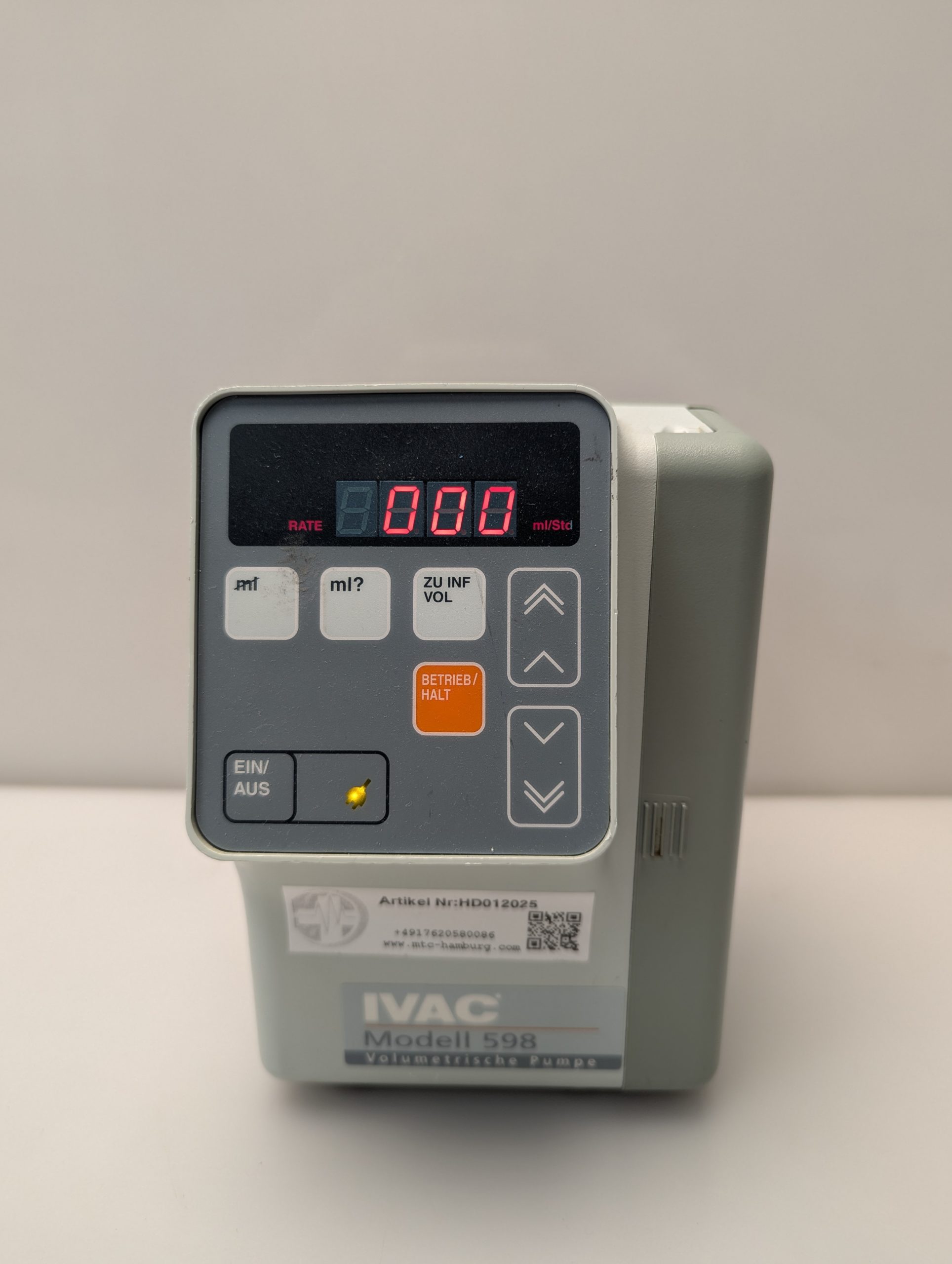 IVAC 598 Infusionspumpe thumbnail 5