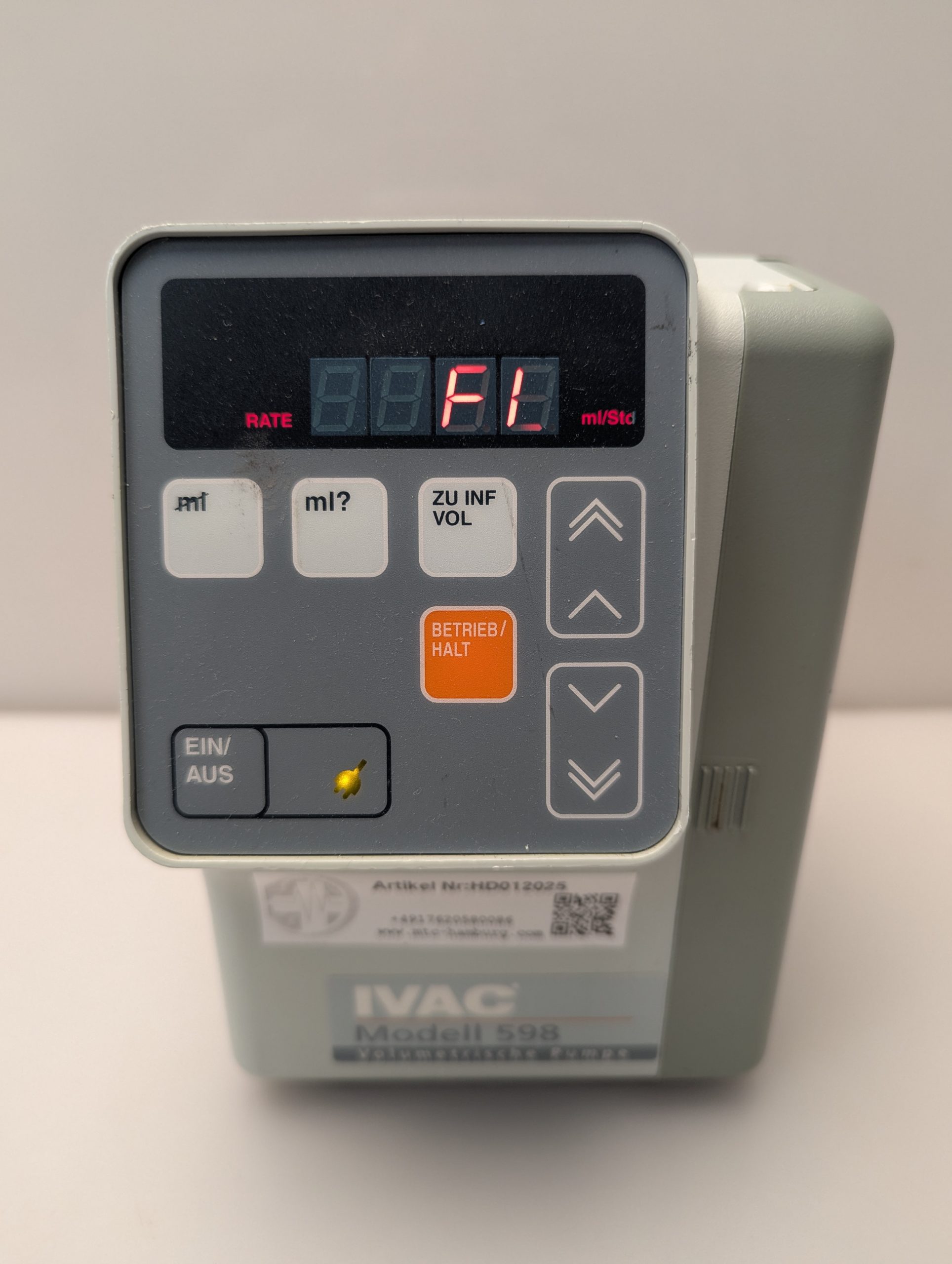 IVAC 598 Infusionspumpe thumbnail 6
