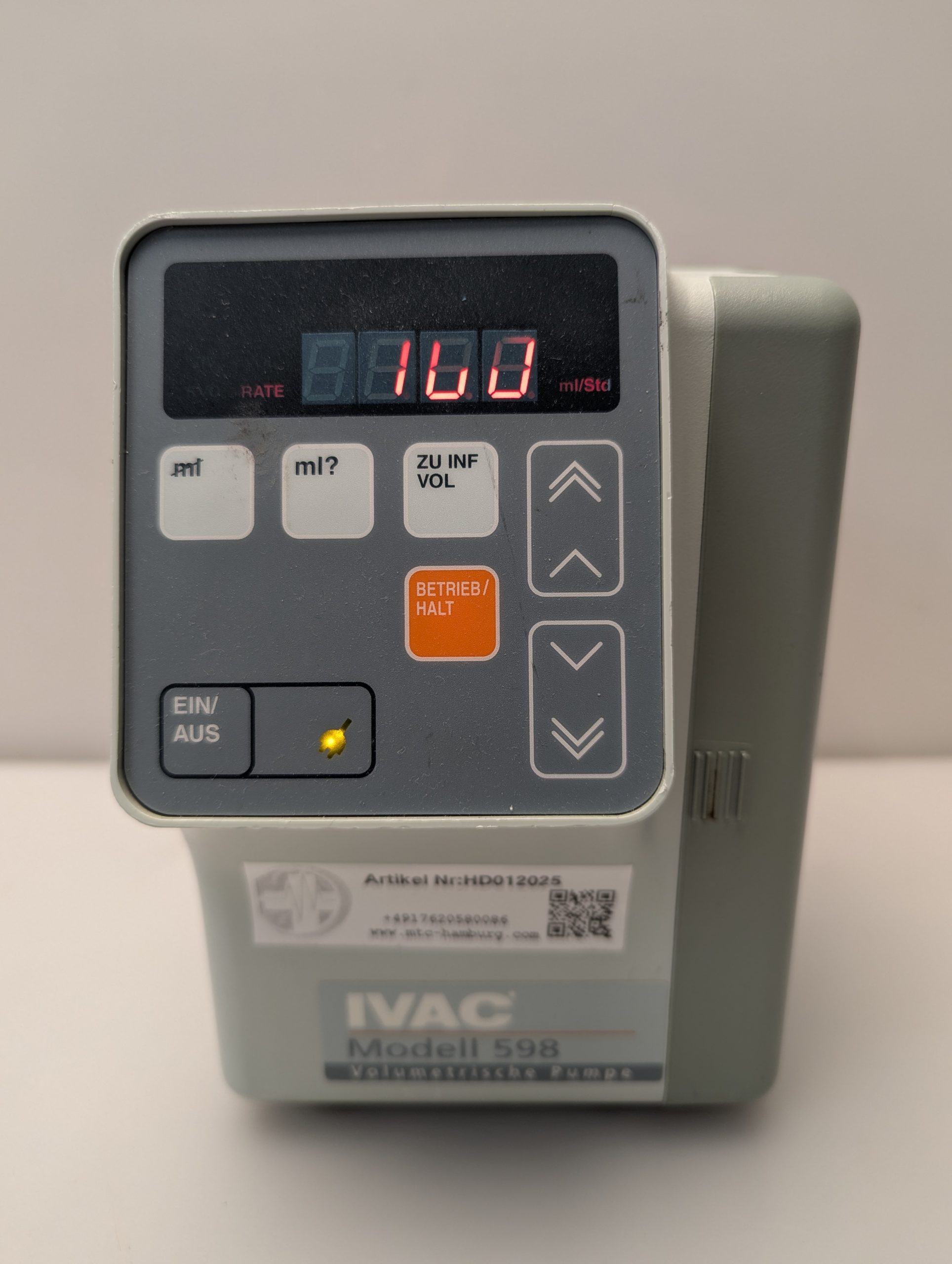 IVAC 598 Infusionspumpe thumbnail 7