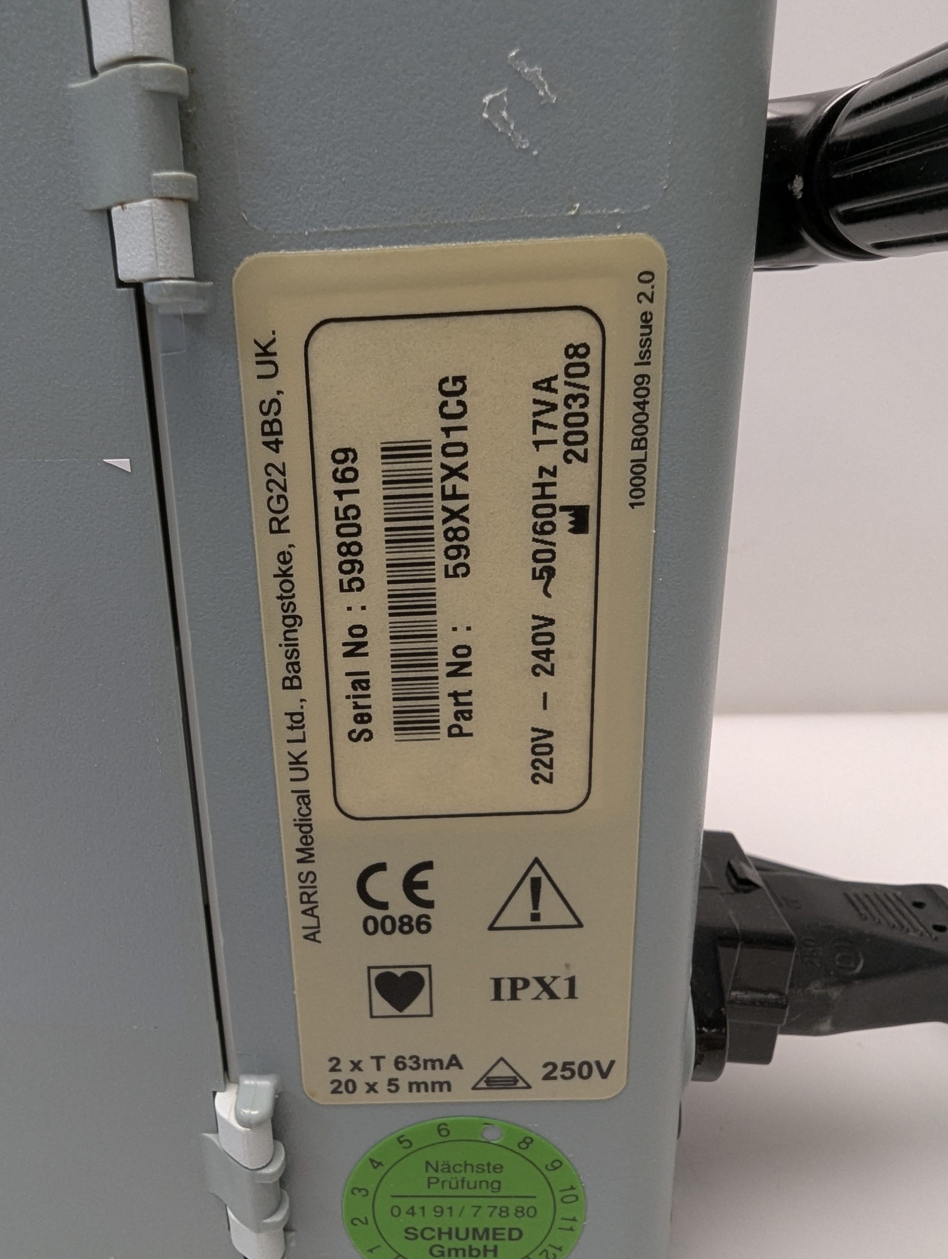 IVAC 598 Infusionspumpe thumbnail 10