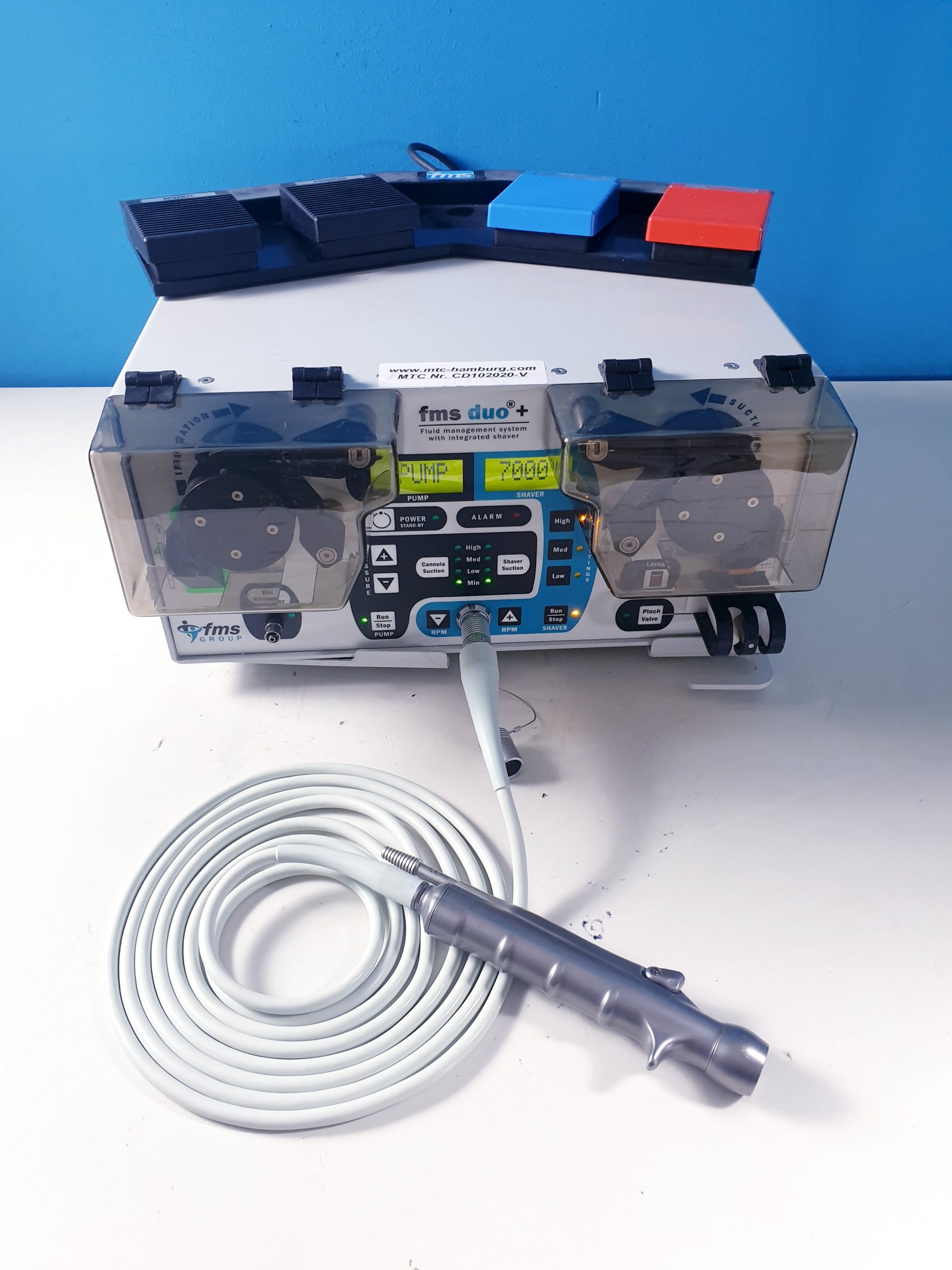 FMS duo+ Fluid Management System with integrated Shaver Tornado 8022 und Fusspedal thumbnail 2